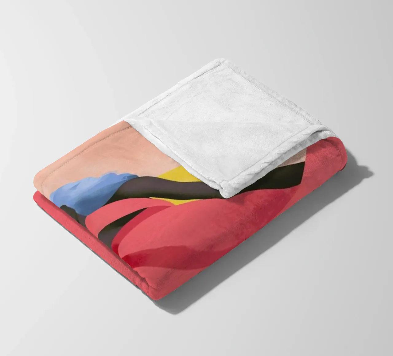 Fuchsia coperta in pile da Pure