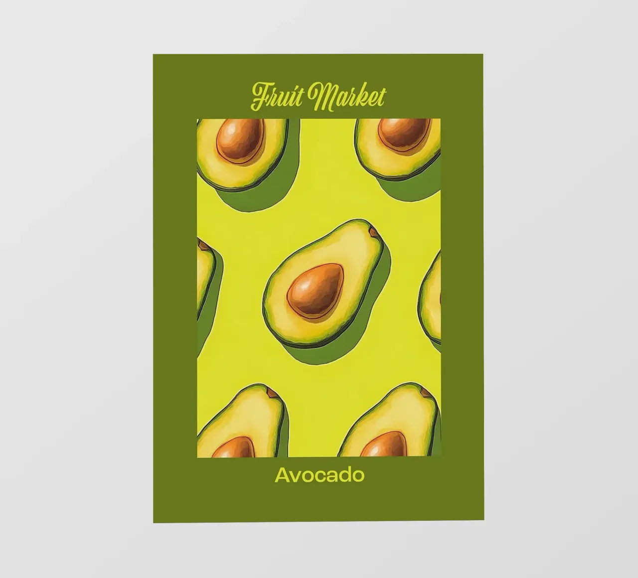 mercato della frutta avocado telo in pvc da John C Labut