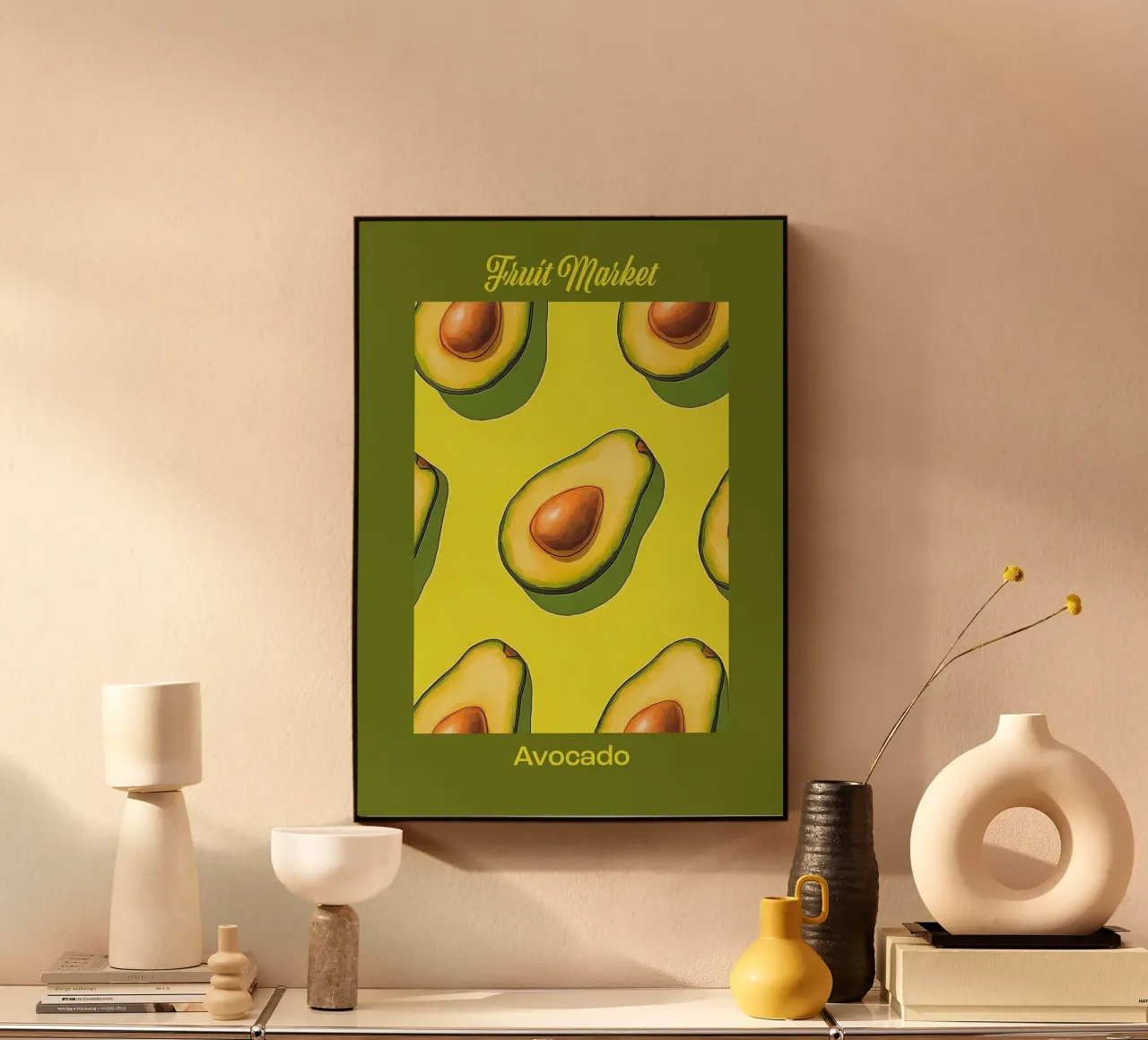 mercato della frutta avocado plexiglass da John C Labut