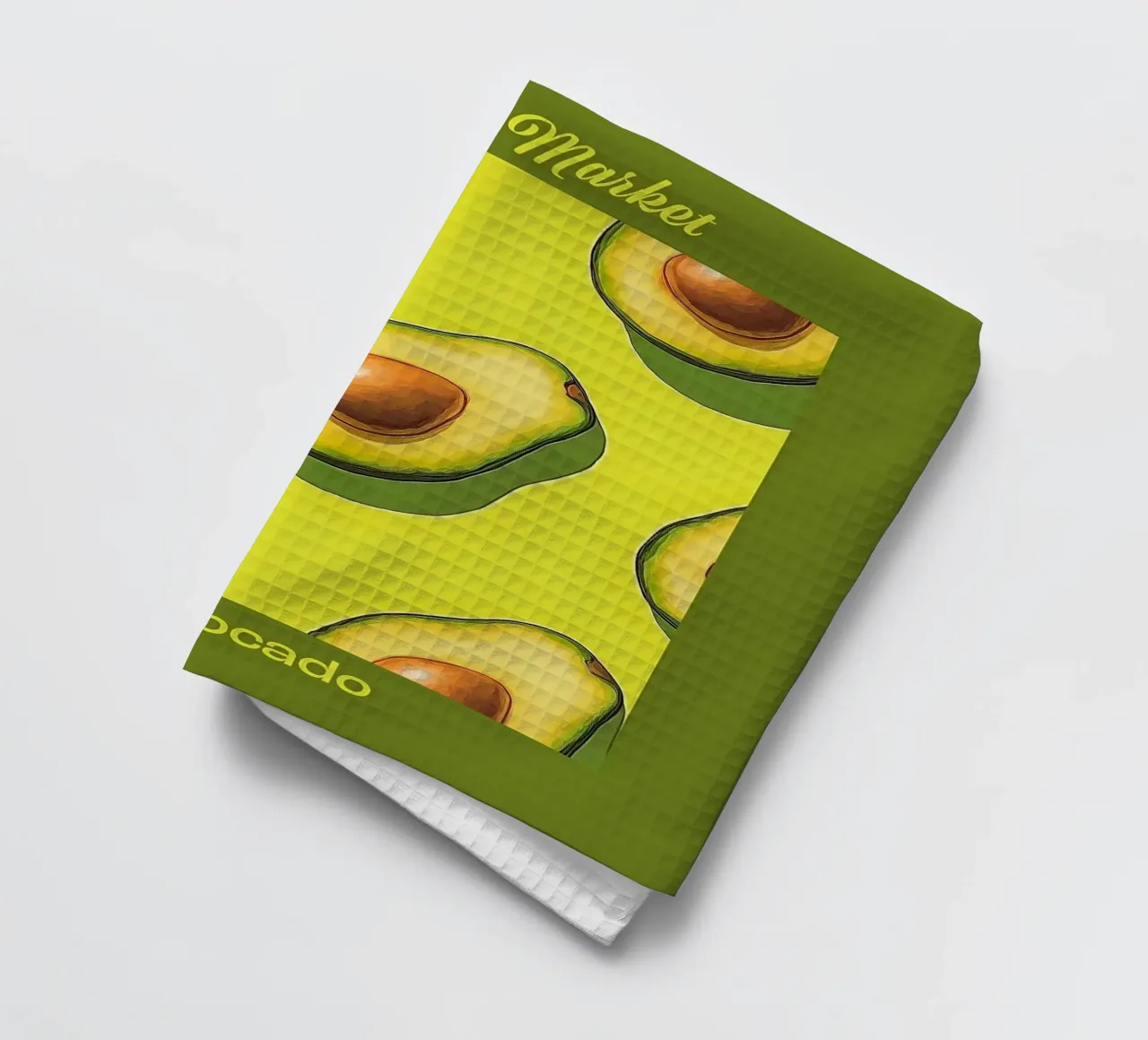 mercato della frutta avocado canovaccio da cucina da John C Labut