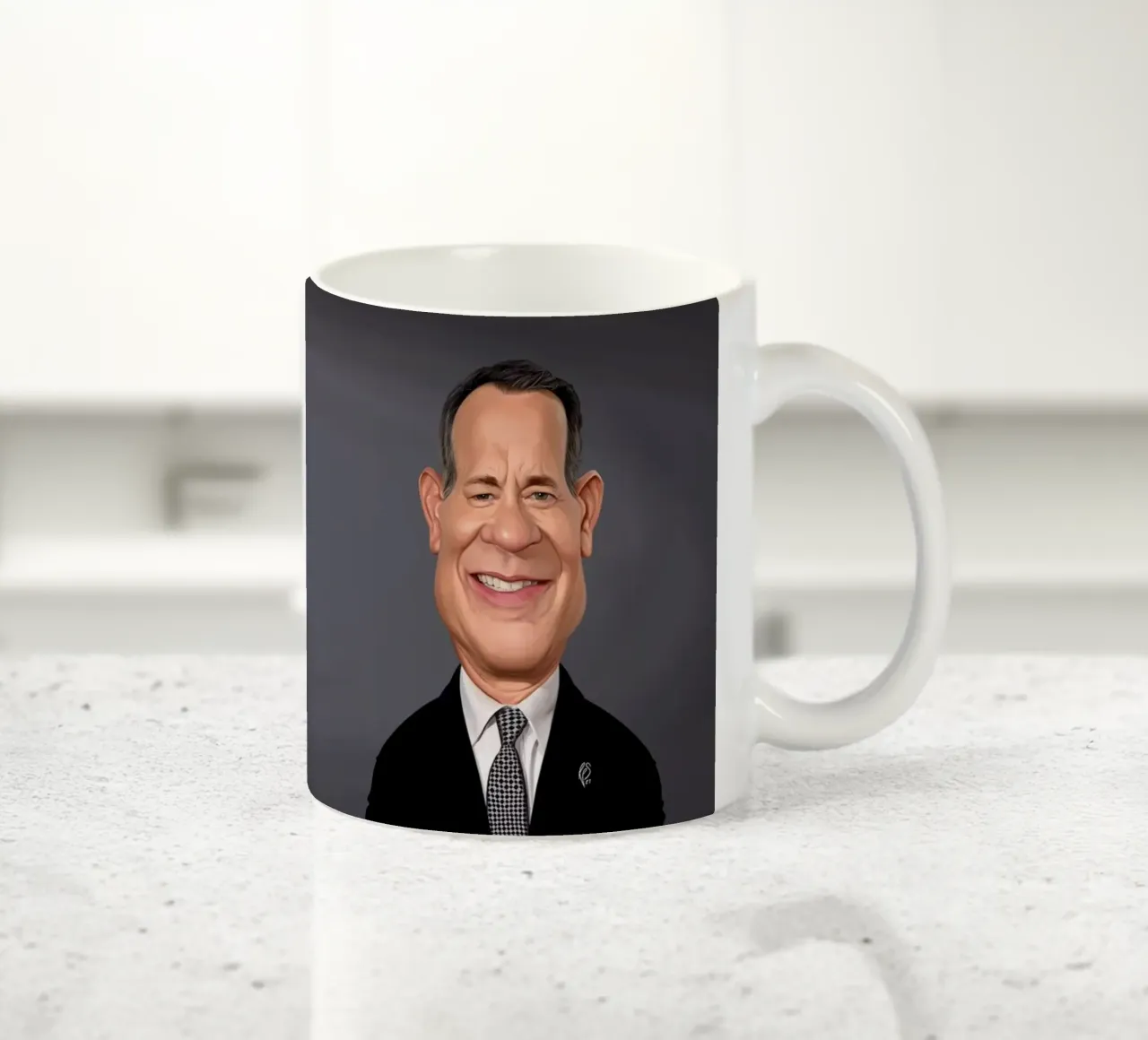 Tom Hanks tazza in ceramica da Rob Art | Illustration