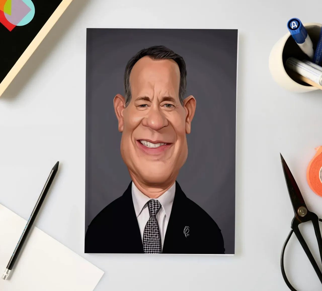 Tom Hanks diario da Rob Art | Illustration