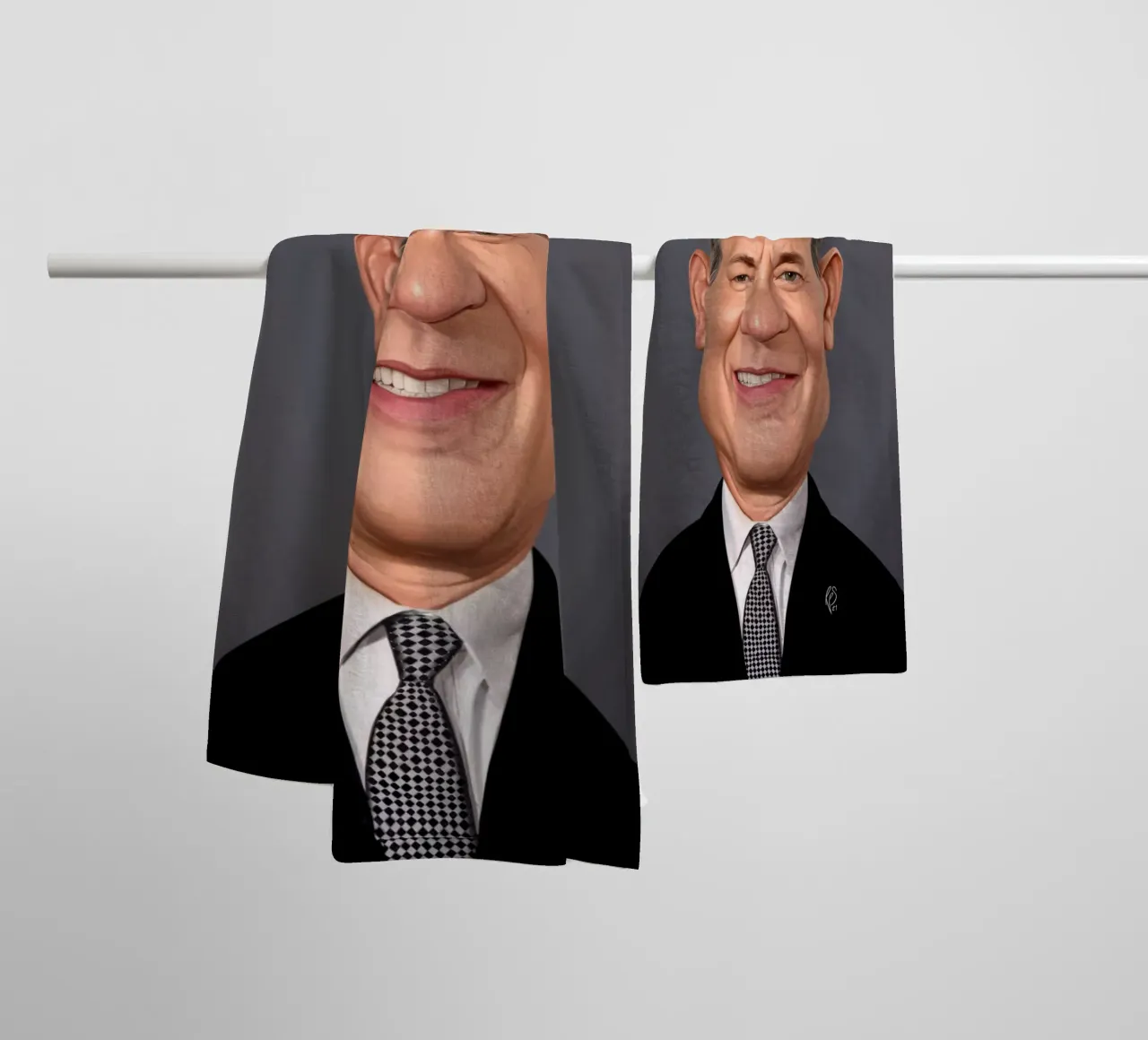 Tom Hanks asciugamano da bagno da Rob Art | Illustration