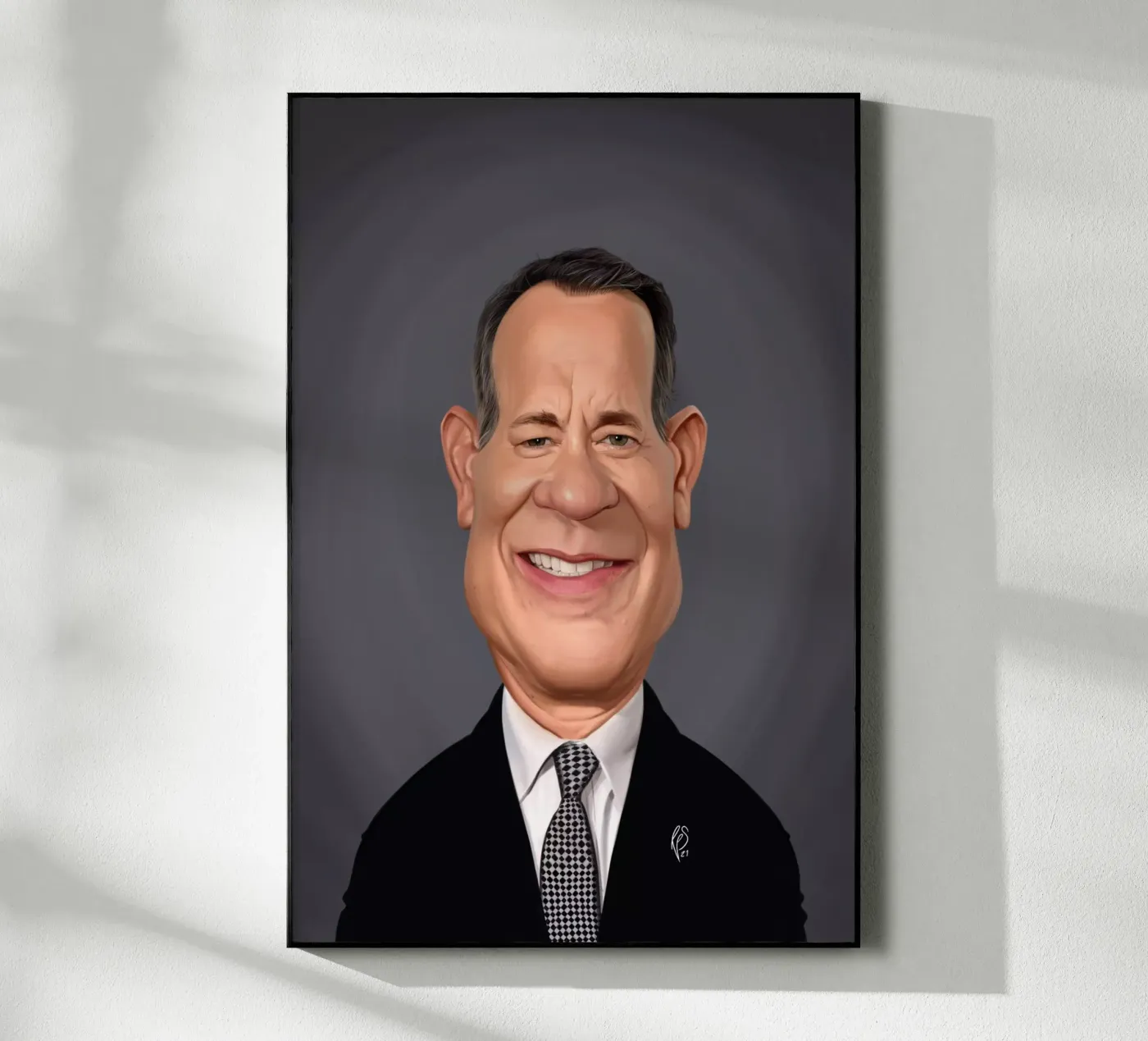 Tom Hanks plexiglass da Rob Art | Illustration