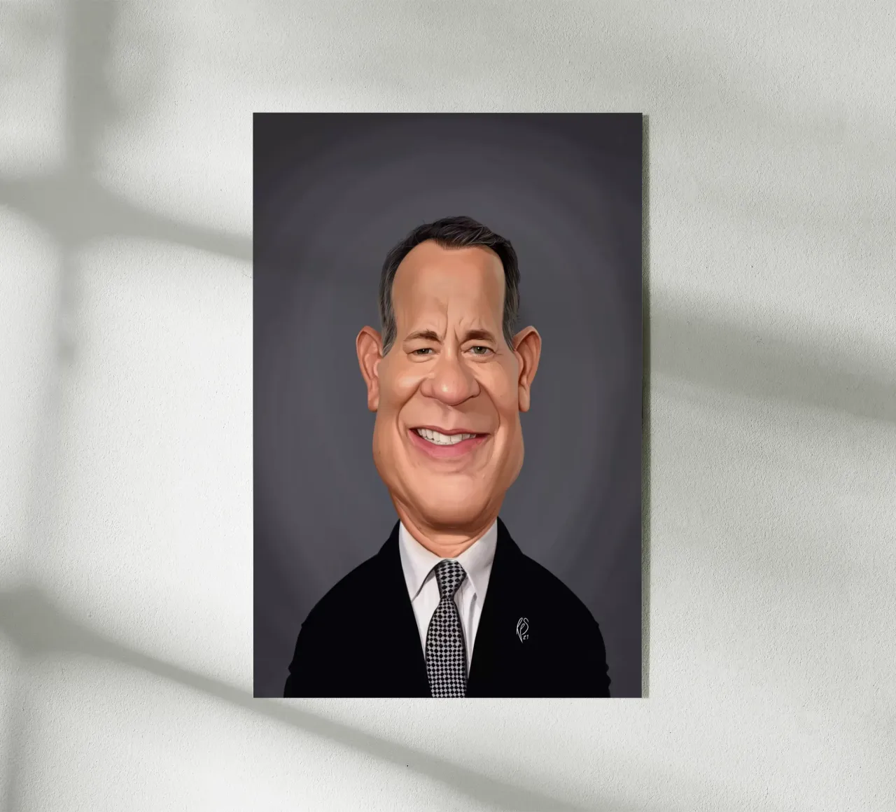 Tom Hanks plexiglass da Rob Art | Illustration