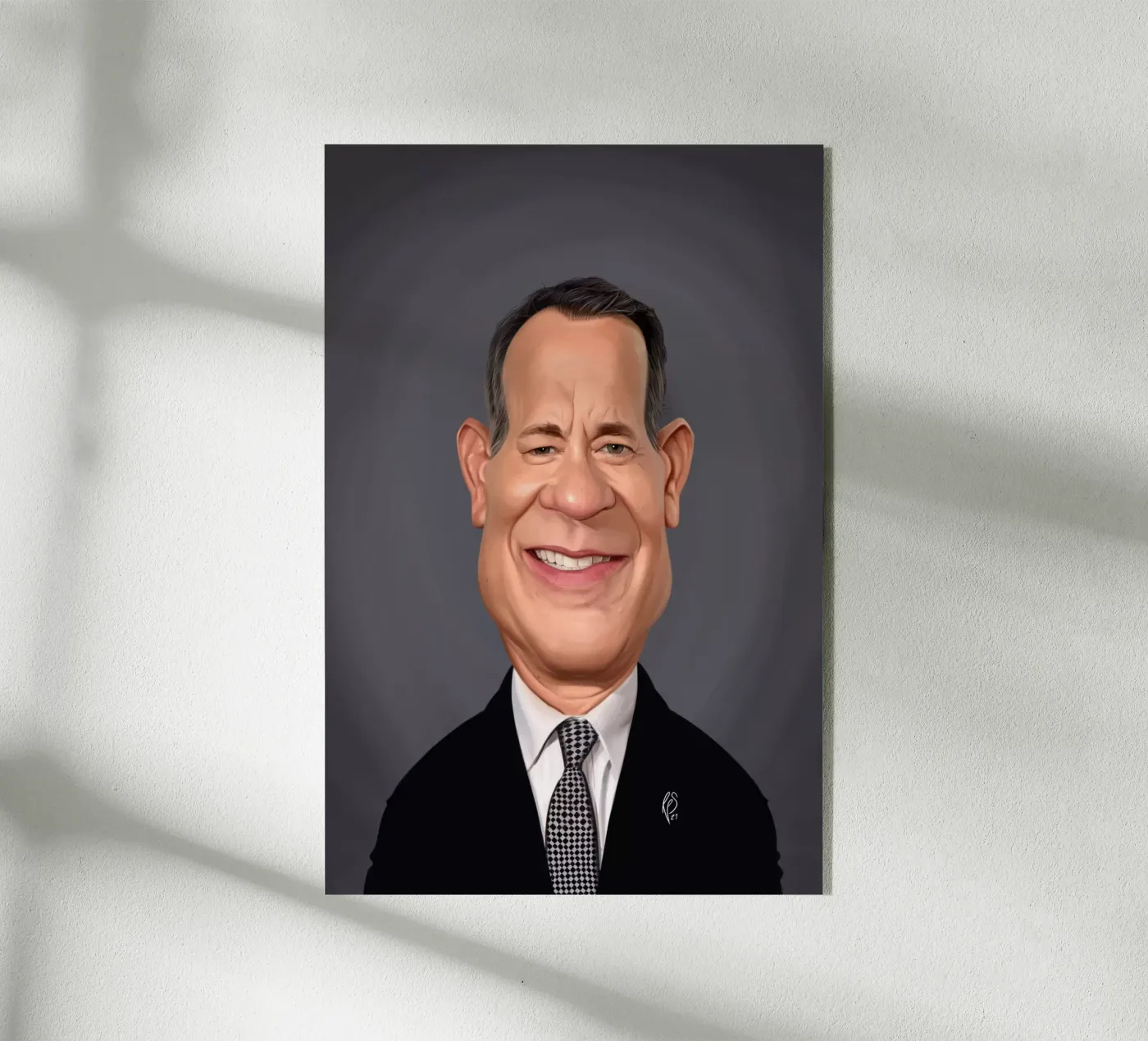 Tom Hanks plexiglass da Rob Art | Illustration
