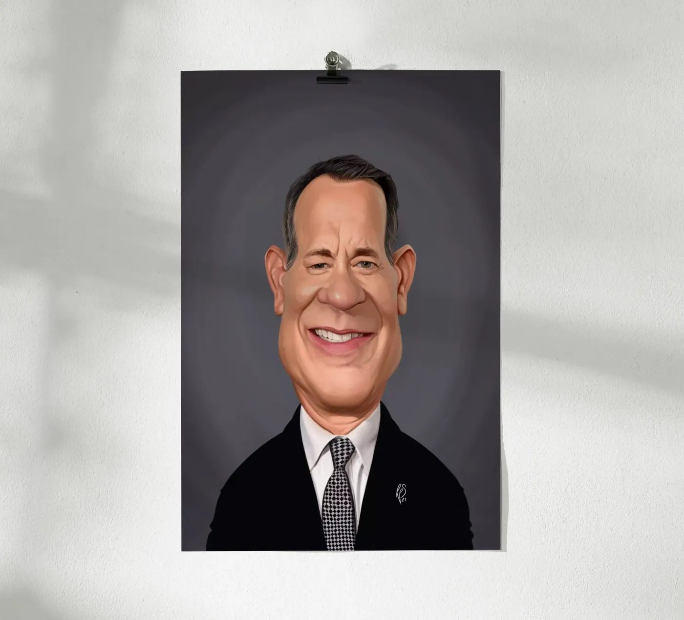 Tom Hanks poster da Rob Art | Illustration
