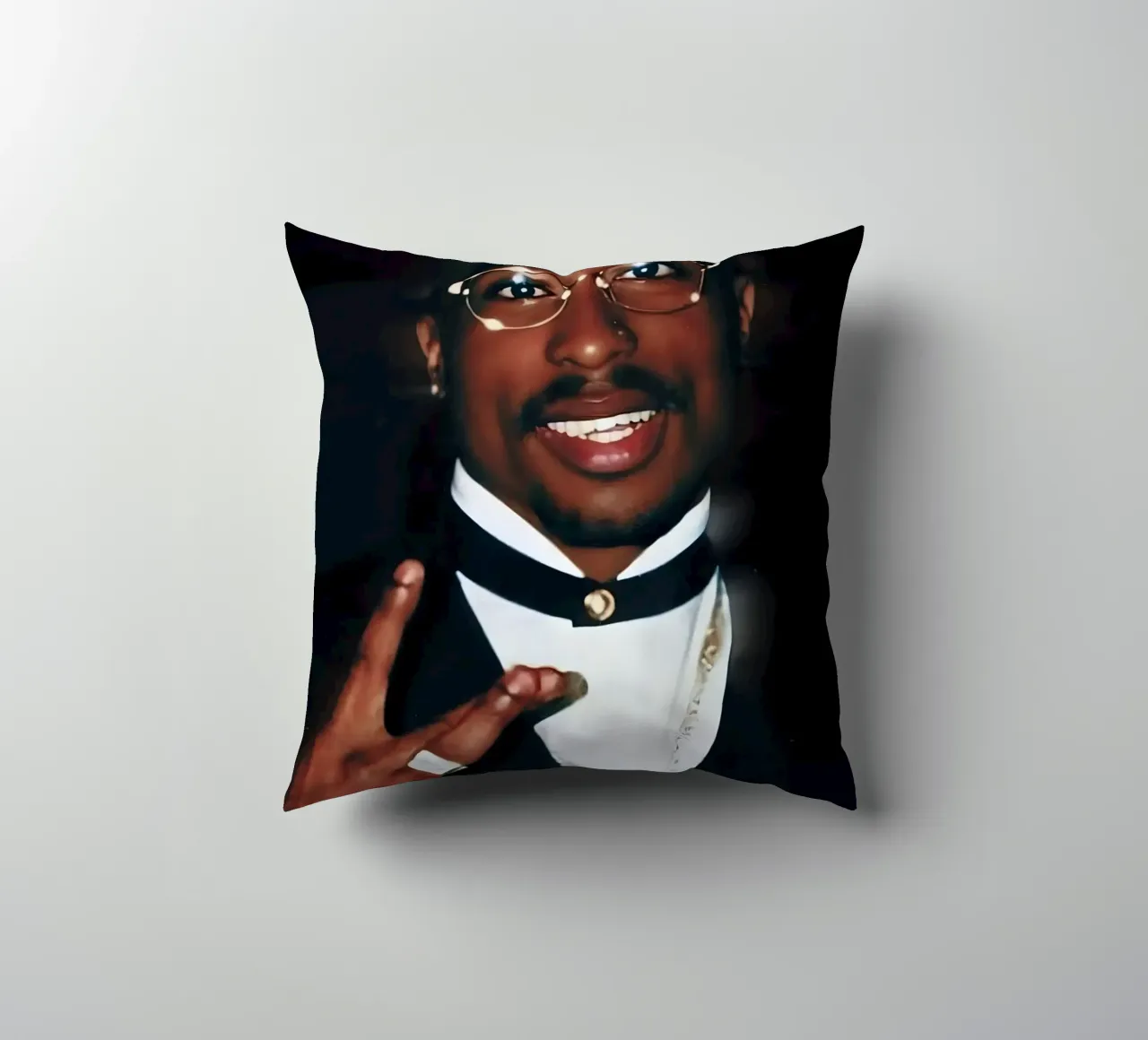 Tupac cuscino da Low poly art