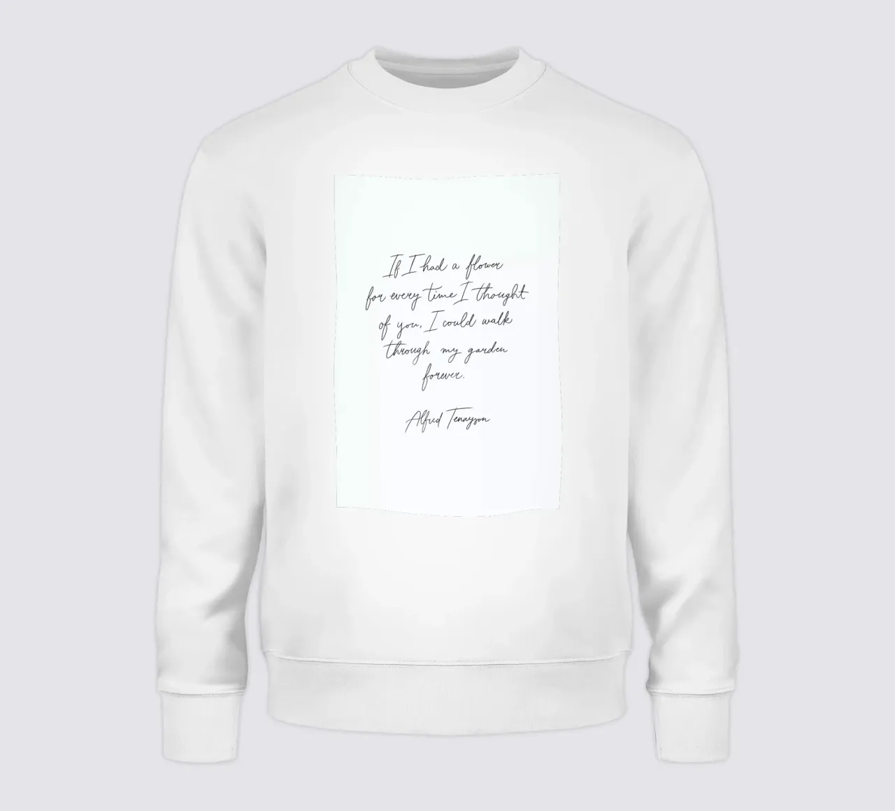 If I Had a Flower sweatshirt by Studio One