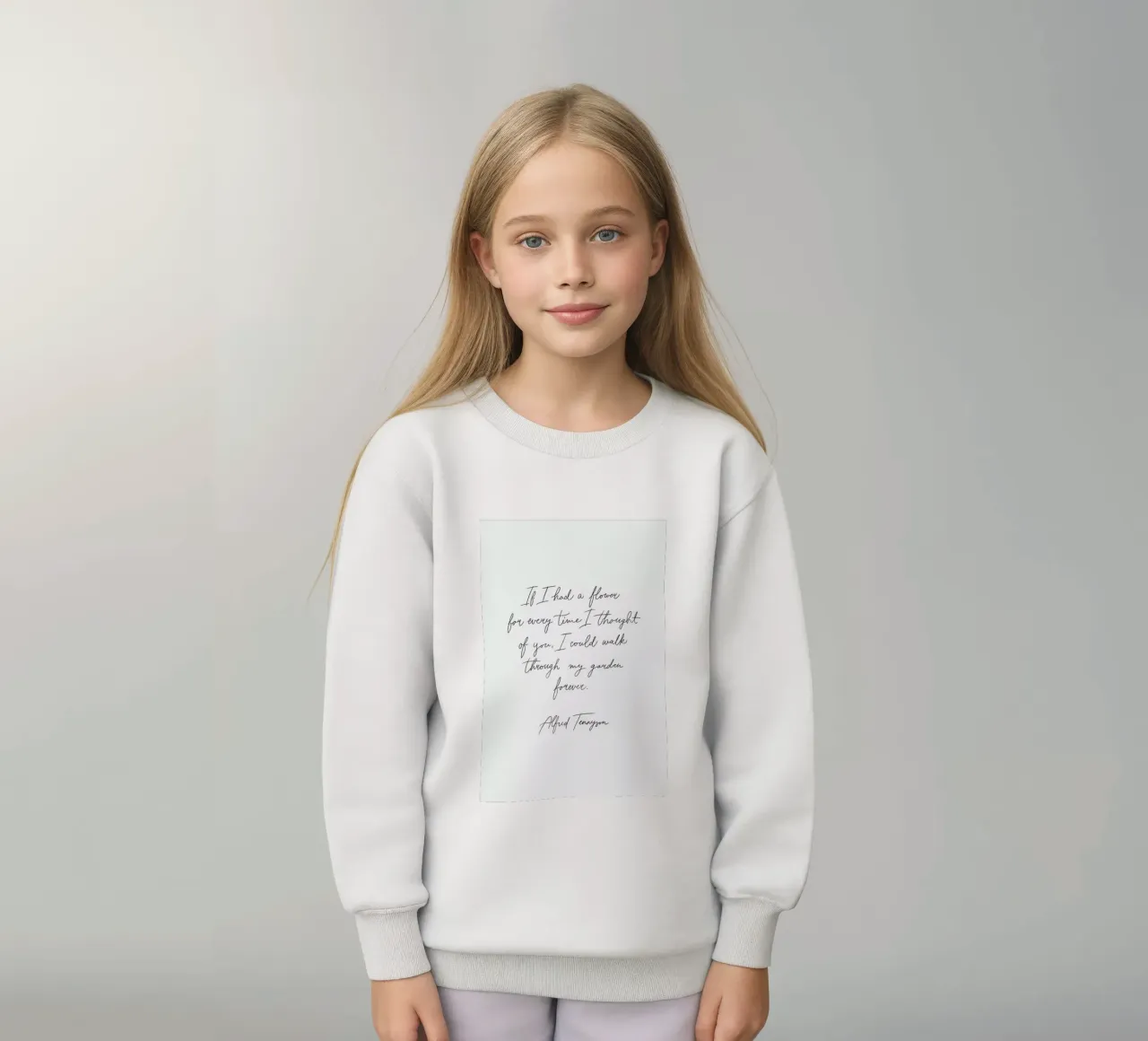 If I Had a Flower felpa bambino da Studio One
