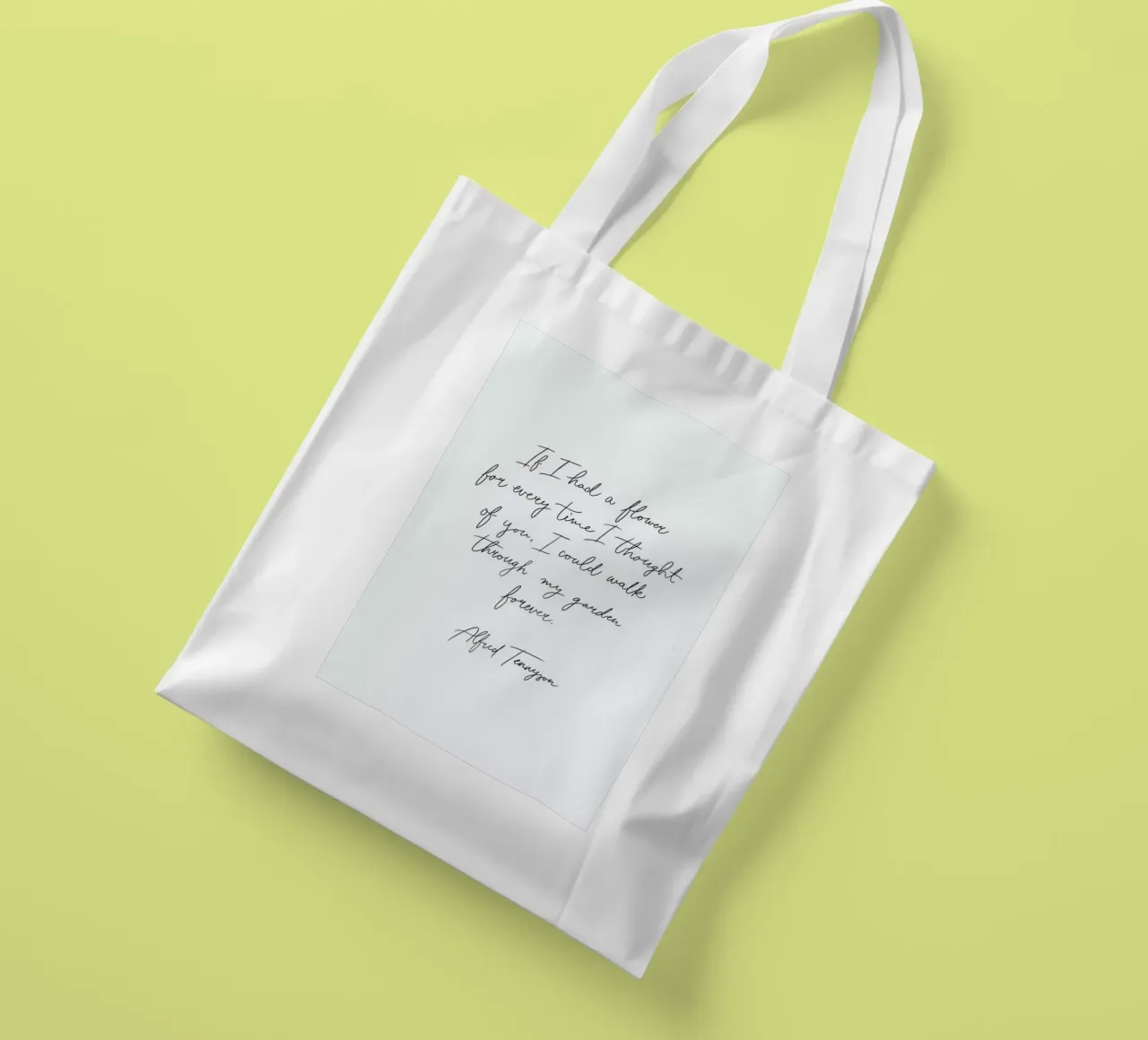If I Had a Flower borsa in juta da Studio One