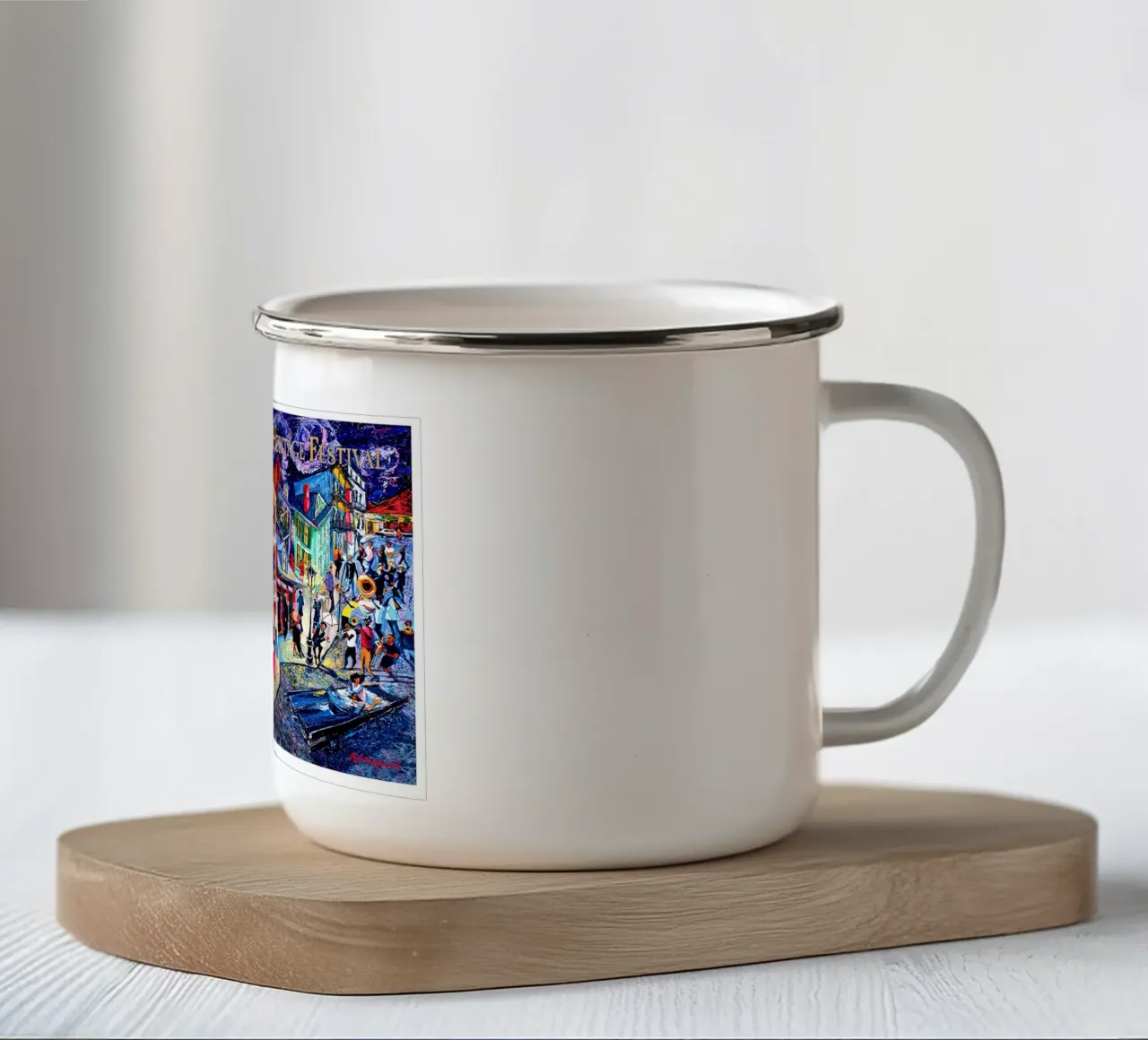 2023 New Orleans Jazz tazza in smalto da Green