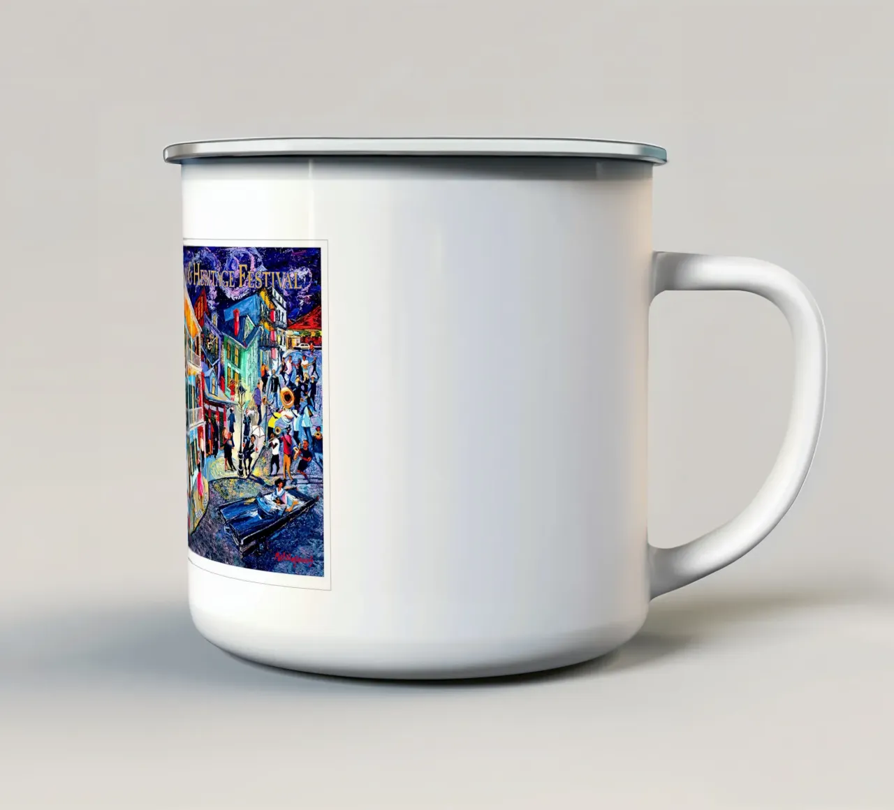 2023 New Orleans Jazz tazza in smalto da Green