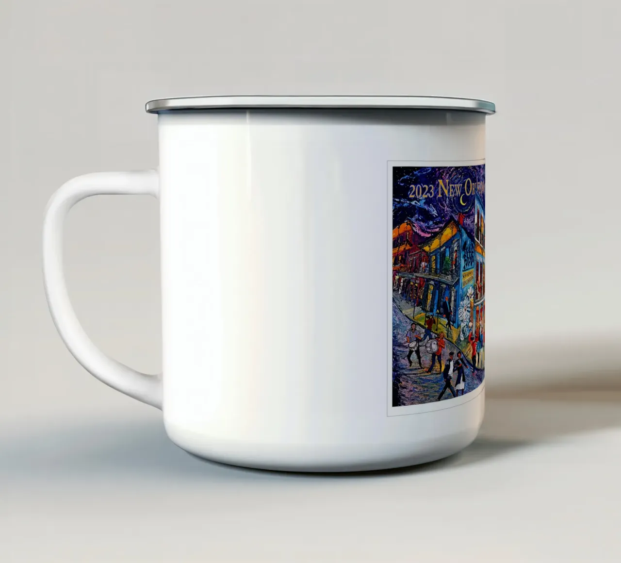 2023 New Orleans Jazz tazza in smalto da Green