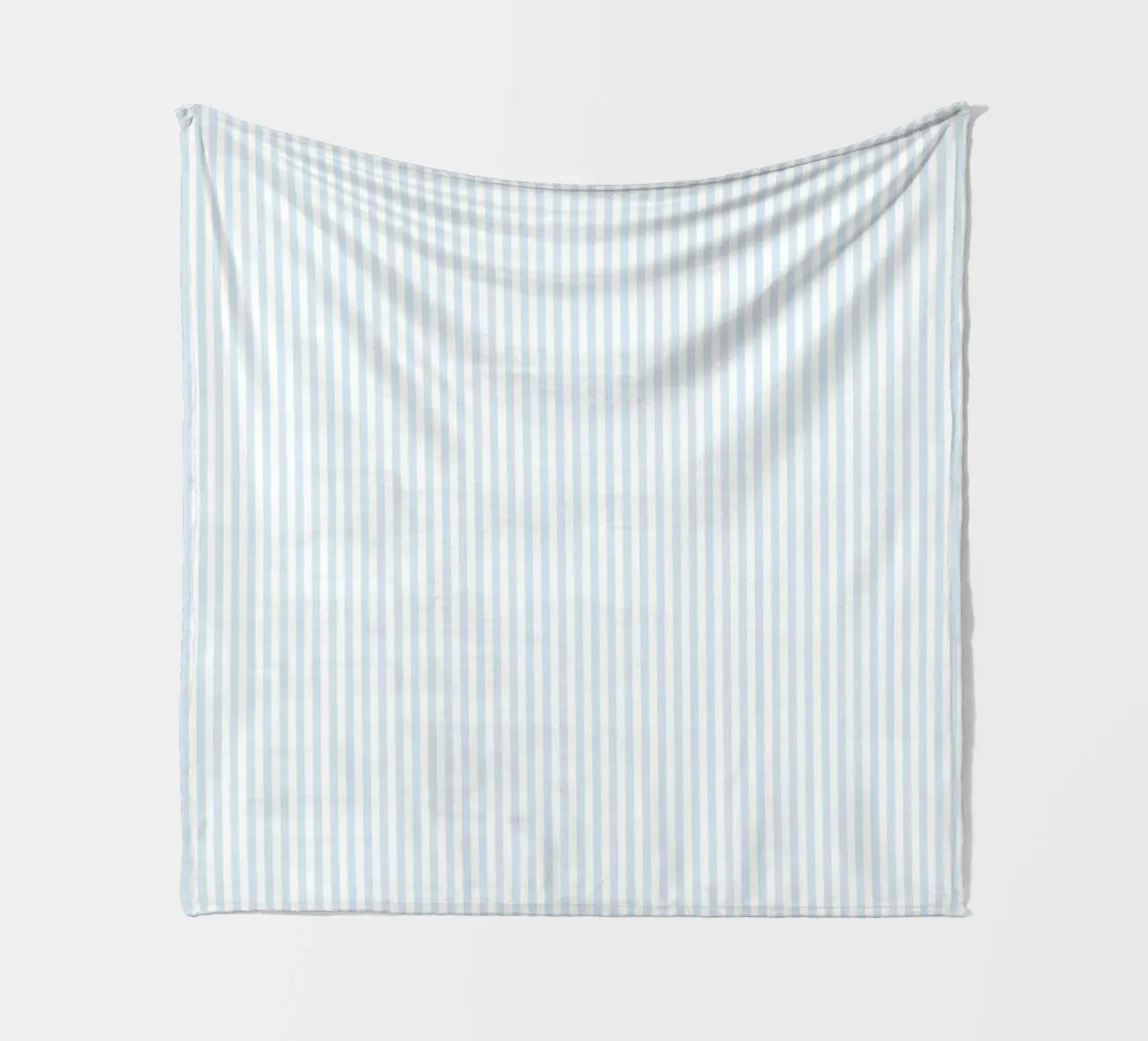 Vertical Light Blue Stripes no. 2 Fleecedecke von apoloprints