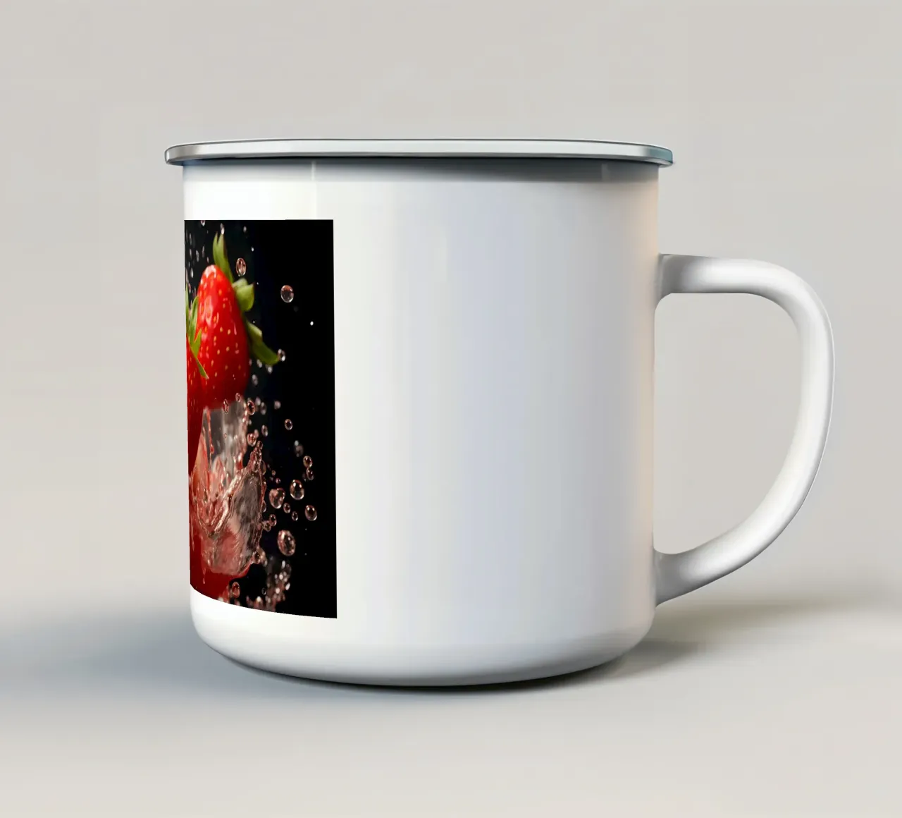 Schizzo di Erbeer tazza in smalto da M-Ulrich-Digital Art