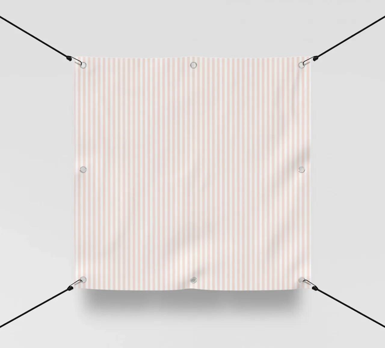 Vertical Light Pink Stripes telo in pvc da apoloprints