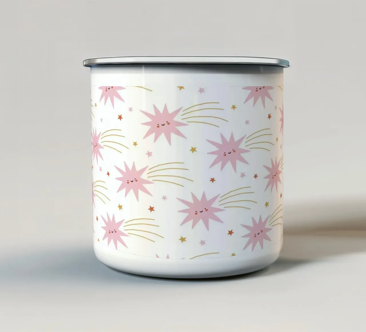 Pattern Love No 12 tazza in smalto da treechild