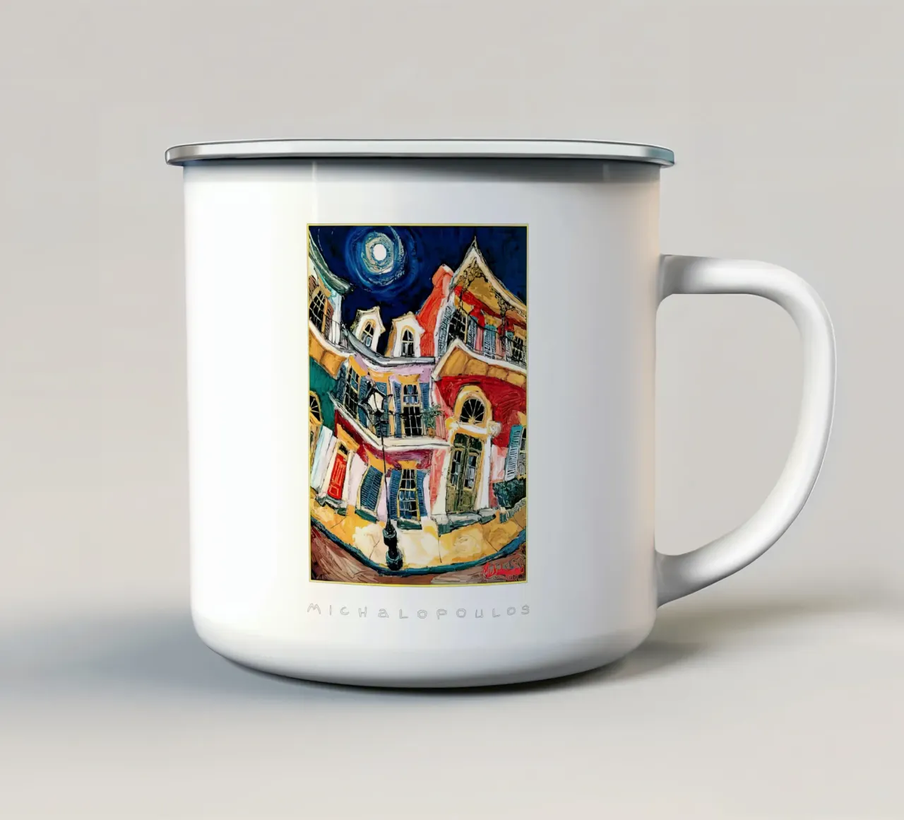 Michalopoulos tazza in smalto da Green