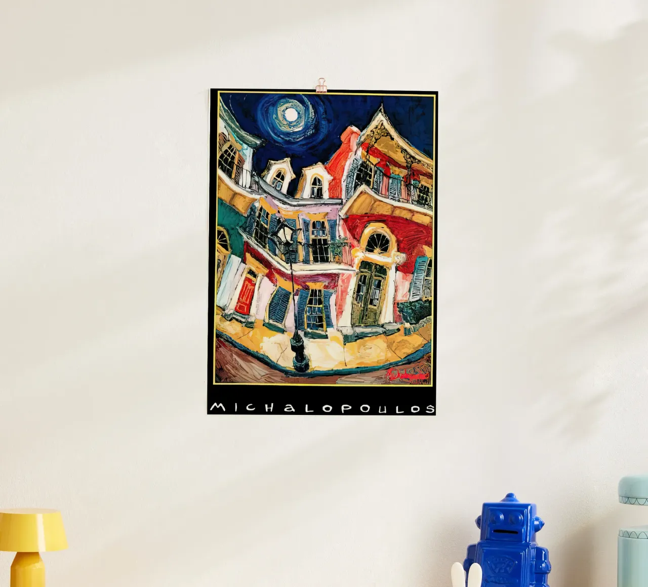 Michalopoulos poster con telaio in plastica da Green