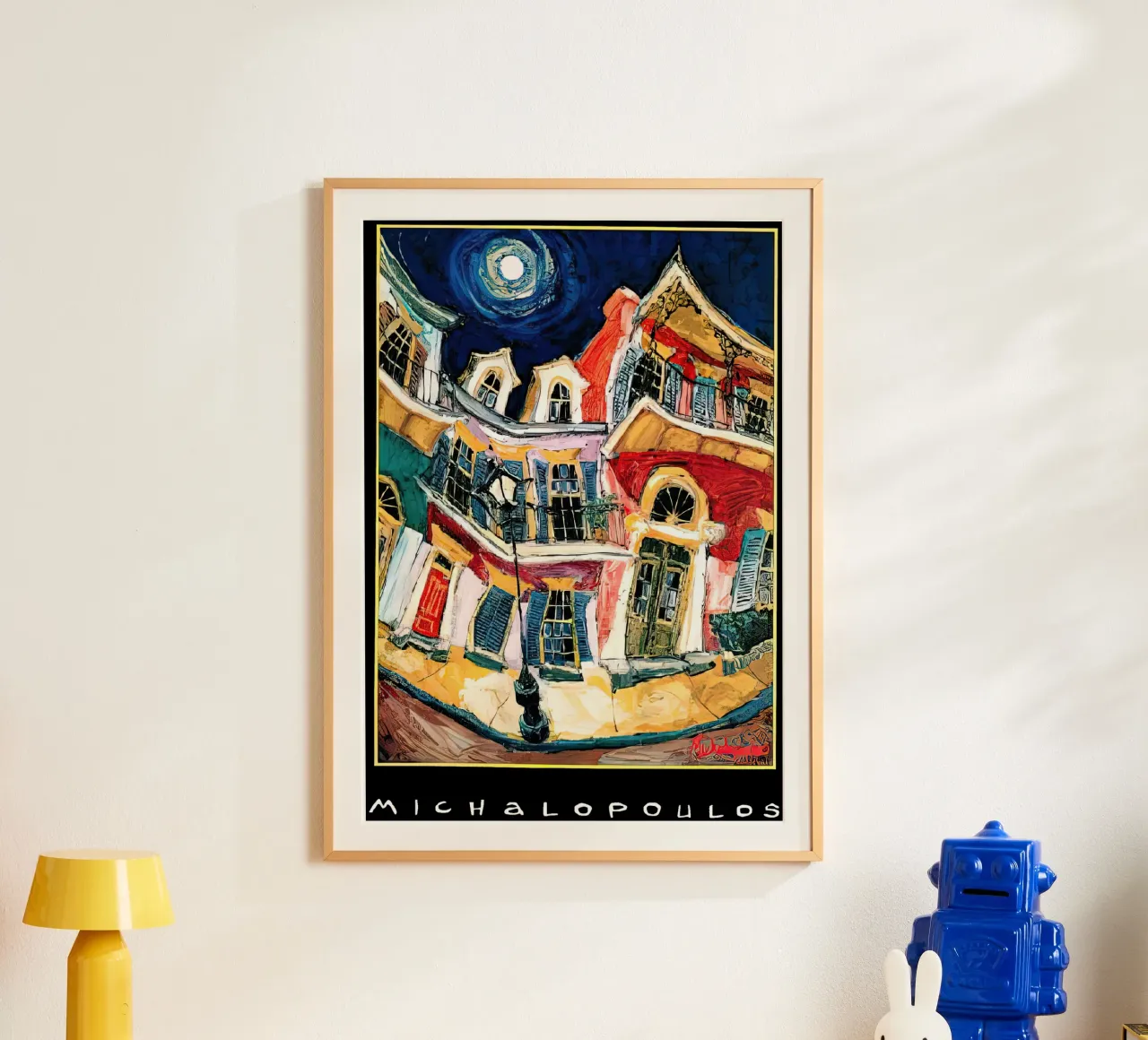 Michalopoulos poster con telaio in plastica da Green