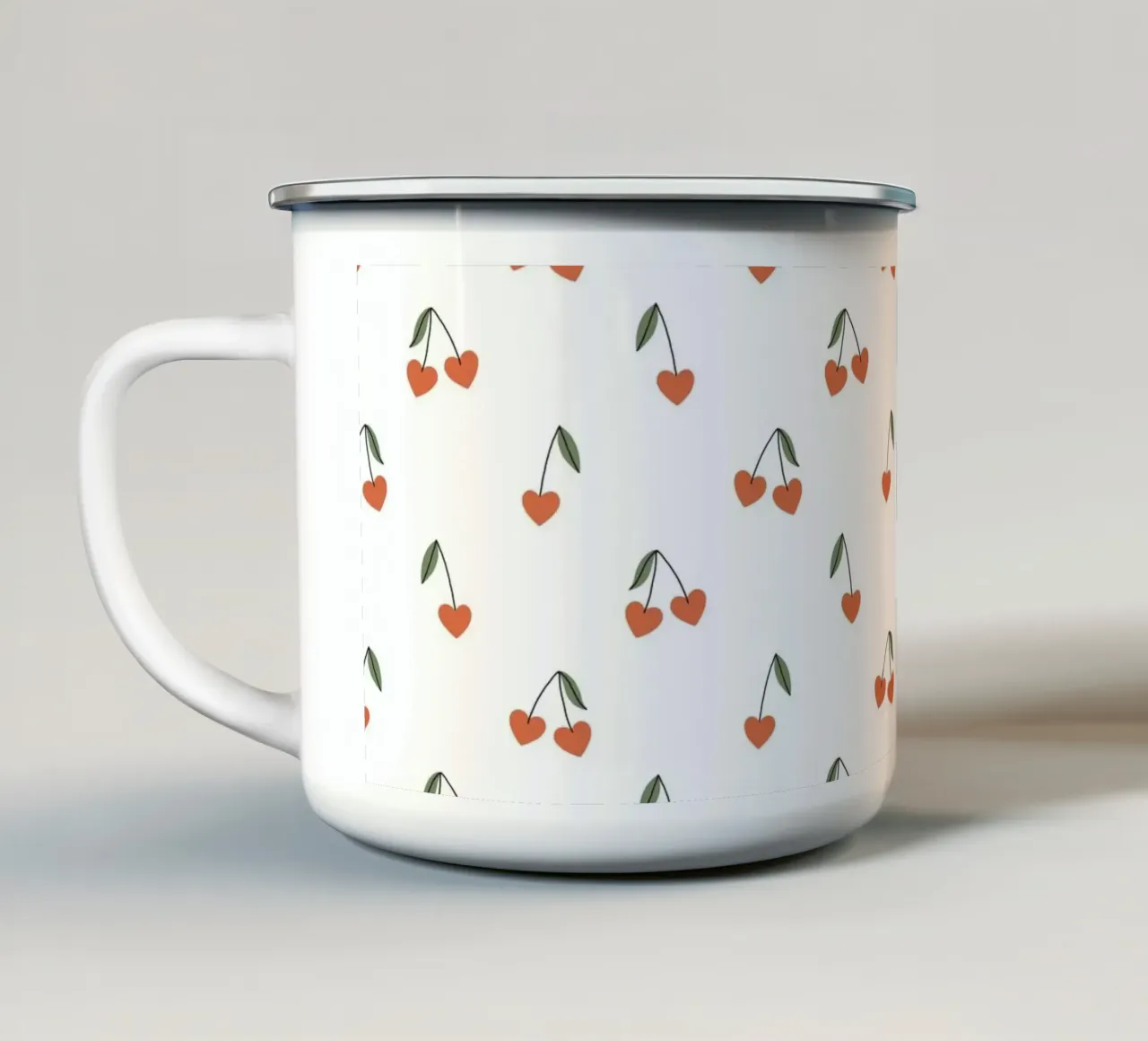 Pattern Love No 15 tazza in smalto da treechild