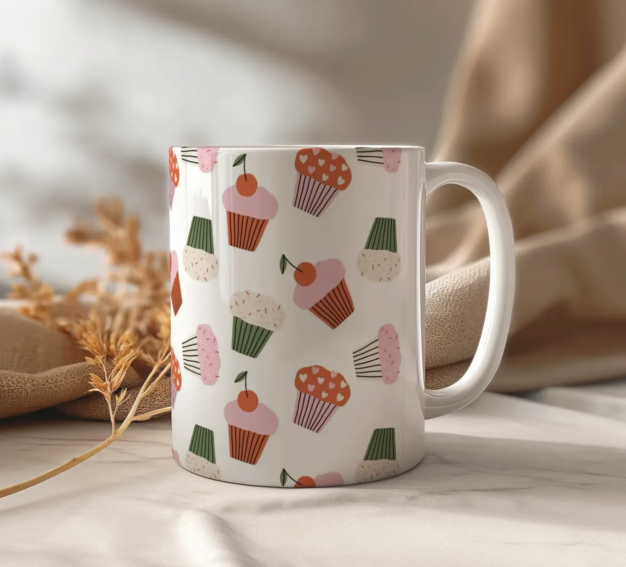 Pattern Love No 16 tazza in ceramica da treechild