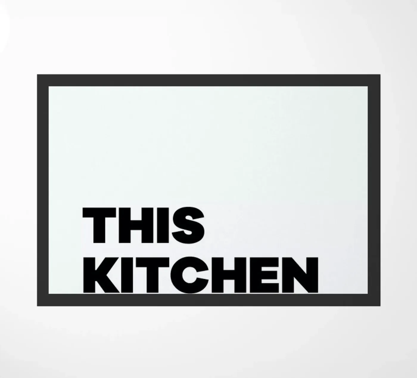 This Kitchen doormat by Studio One