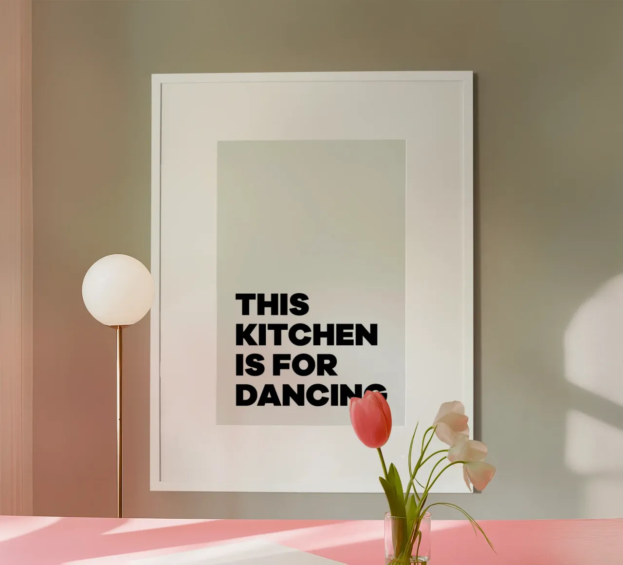 This Kitchen poster met kunststof frame van Studio One