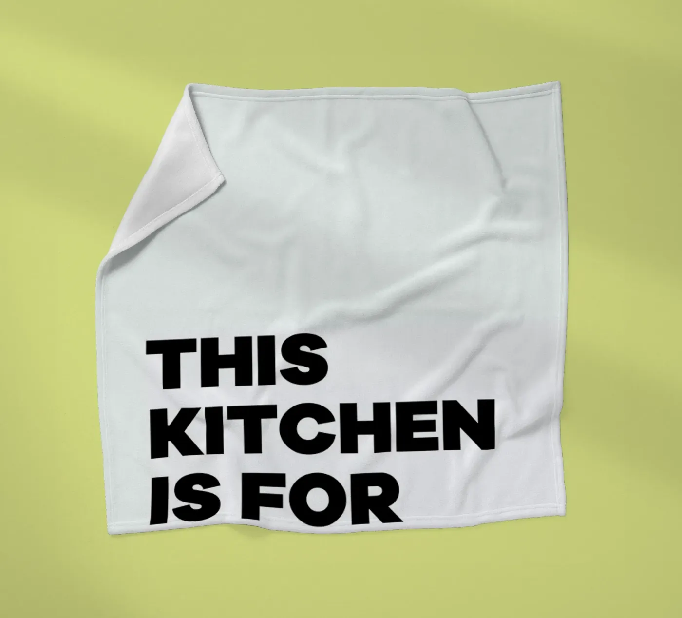 This Kitchen fleece blanket by Studio One