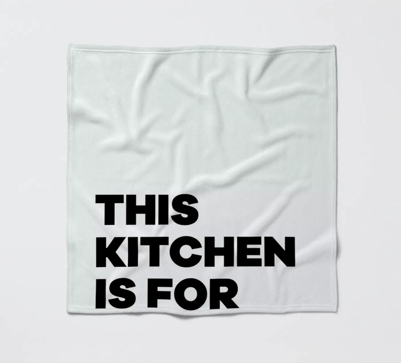 This Kitchen fleece blanket by Studio One