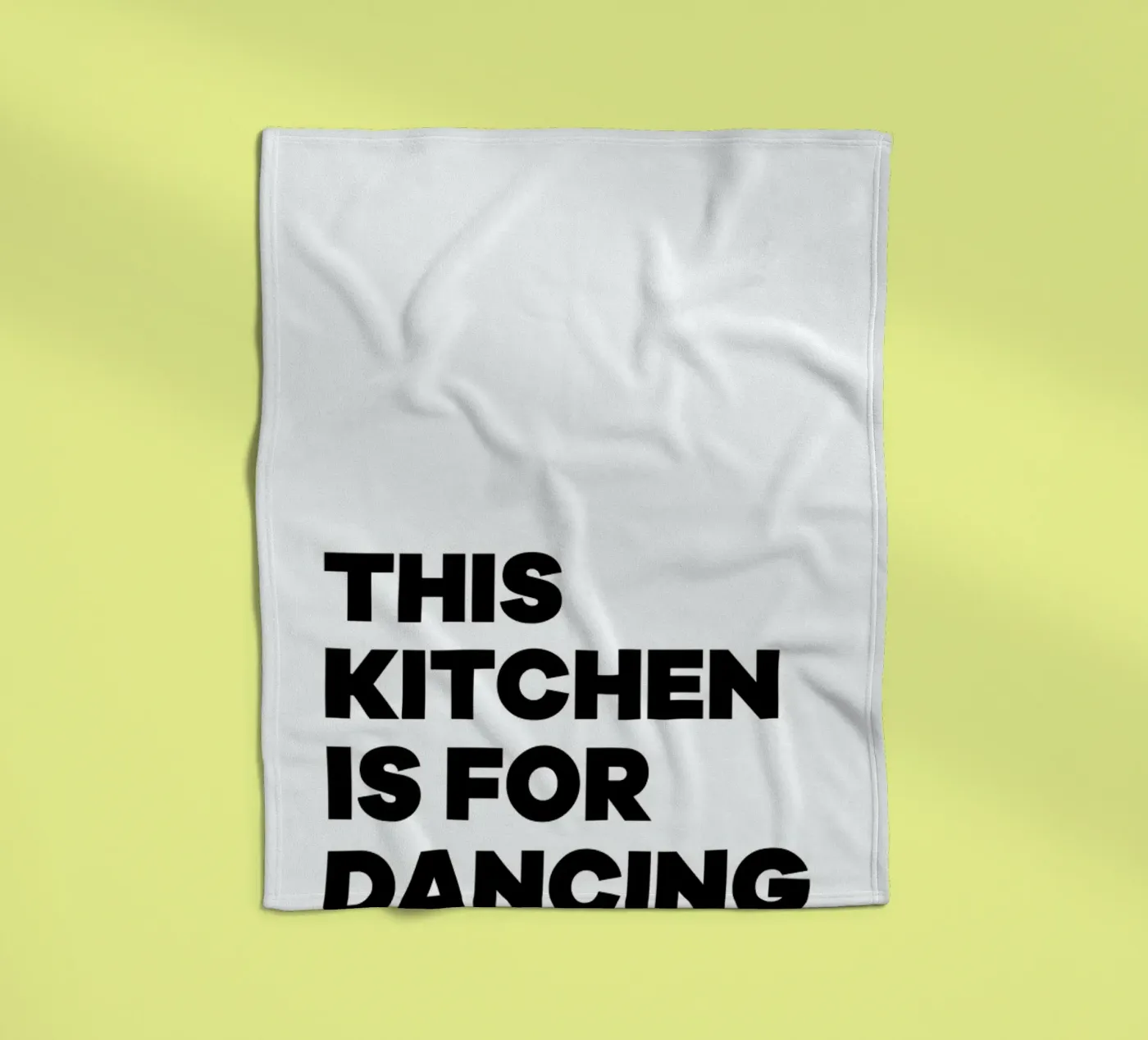 This Kitchen fleece blanket by Studio One