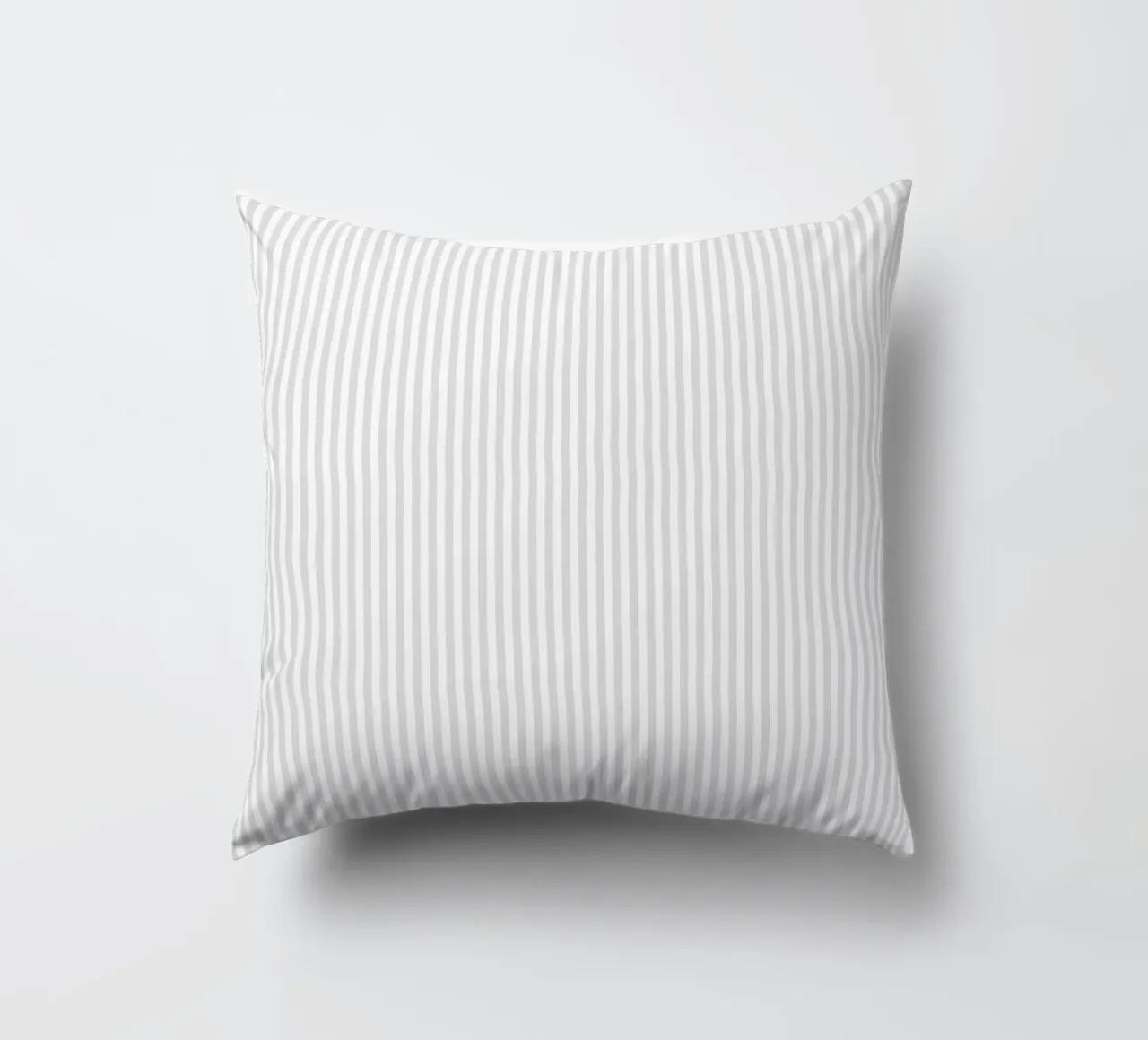 Vertical Light Gray Stripes cuscino da apoloprints