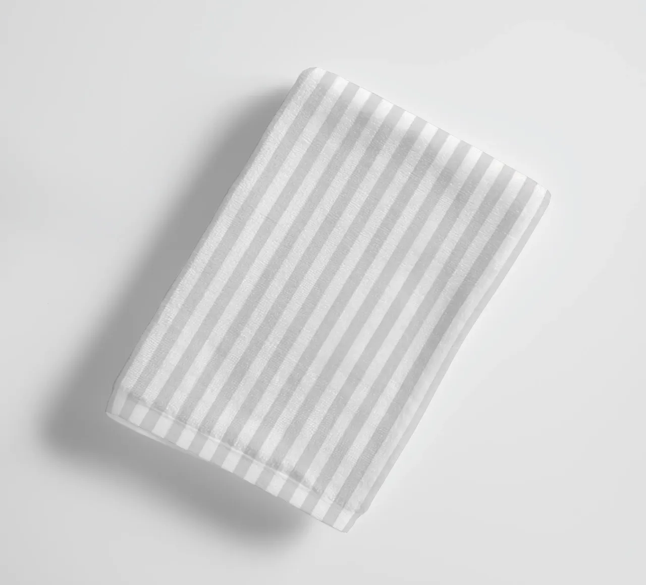 Vertical Light Gray Stripes asciugamano da bagno da apoloprints