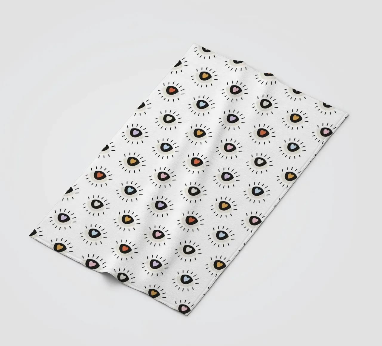 Pattern Love No 18 coperta in pile da treechild