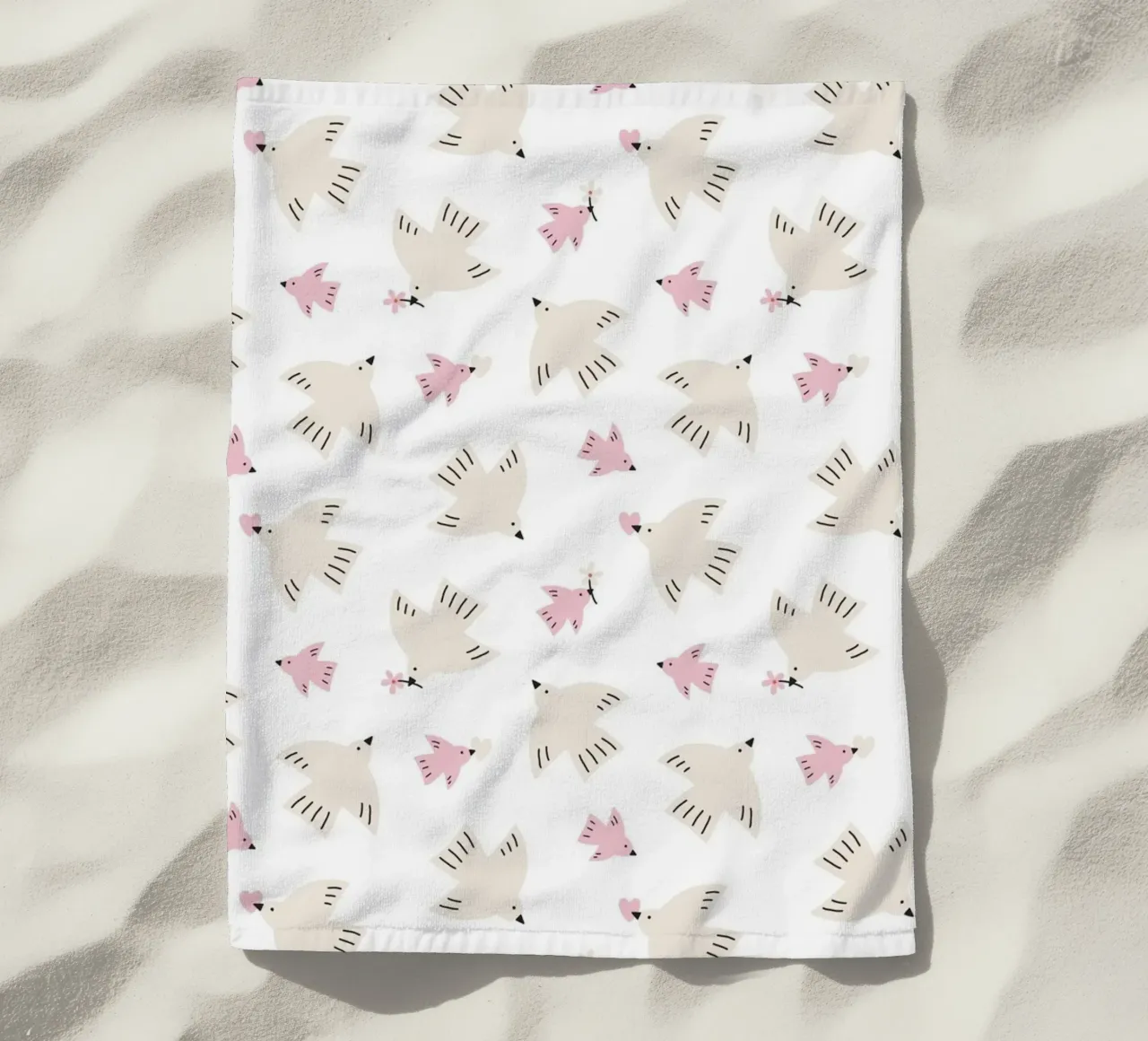 Pattern Love No 19 beach towel by treechild