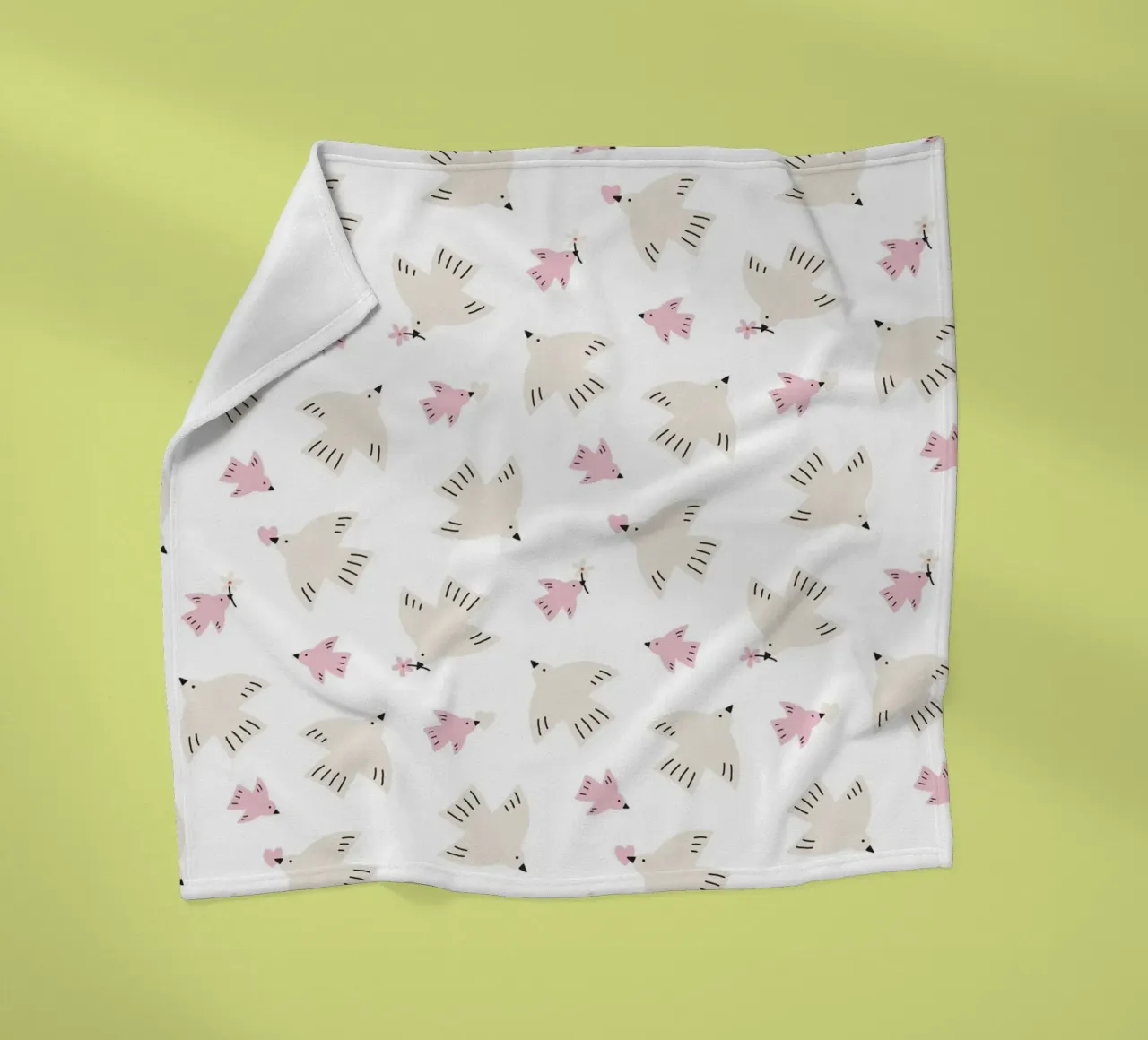 Pattern Love No 19 coperta in pile da treechild