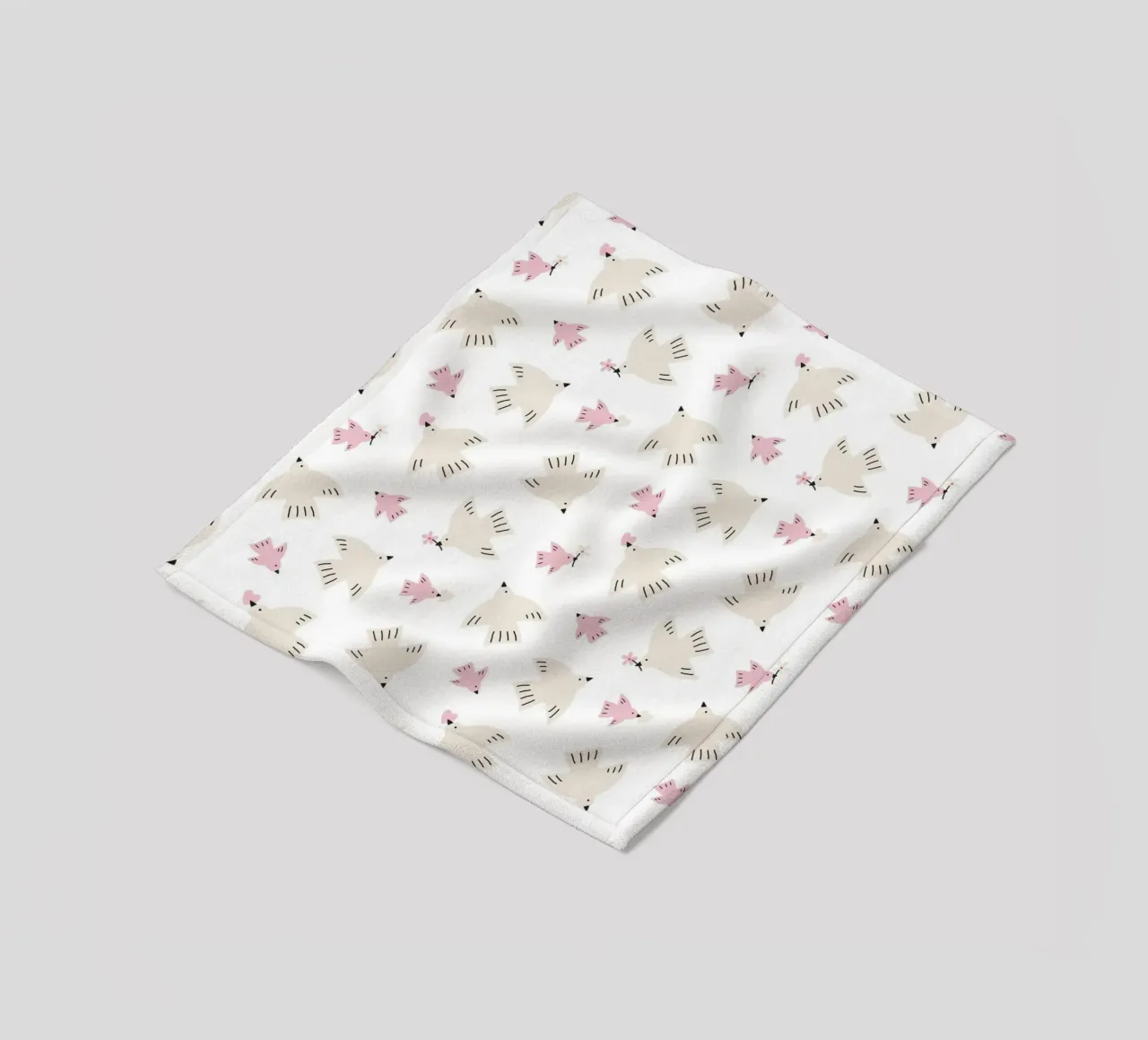 Pattern Love No 19 coperta in pile da treechild
