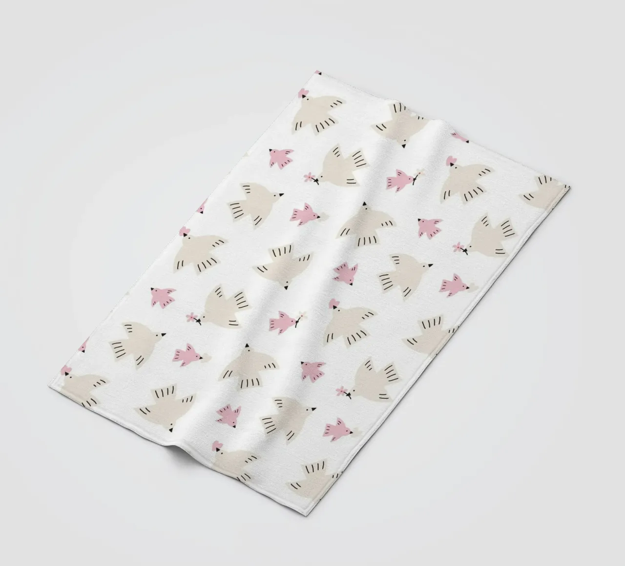 Pattern Love No 19 coperta in pile da treechild