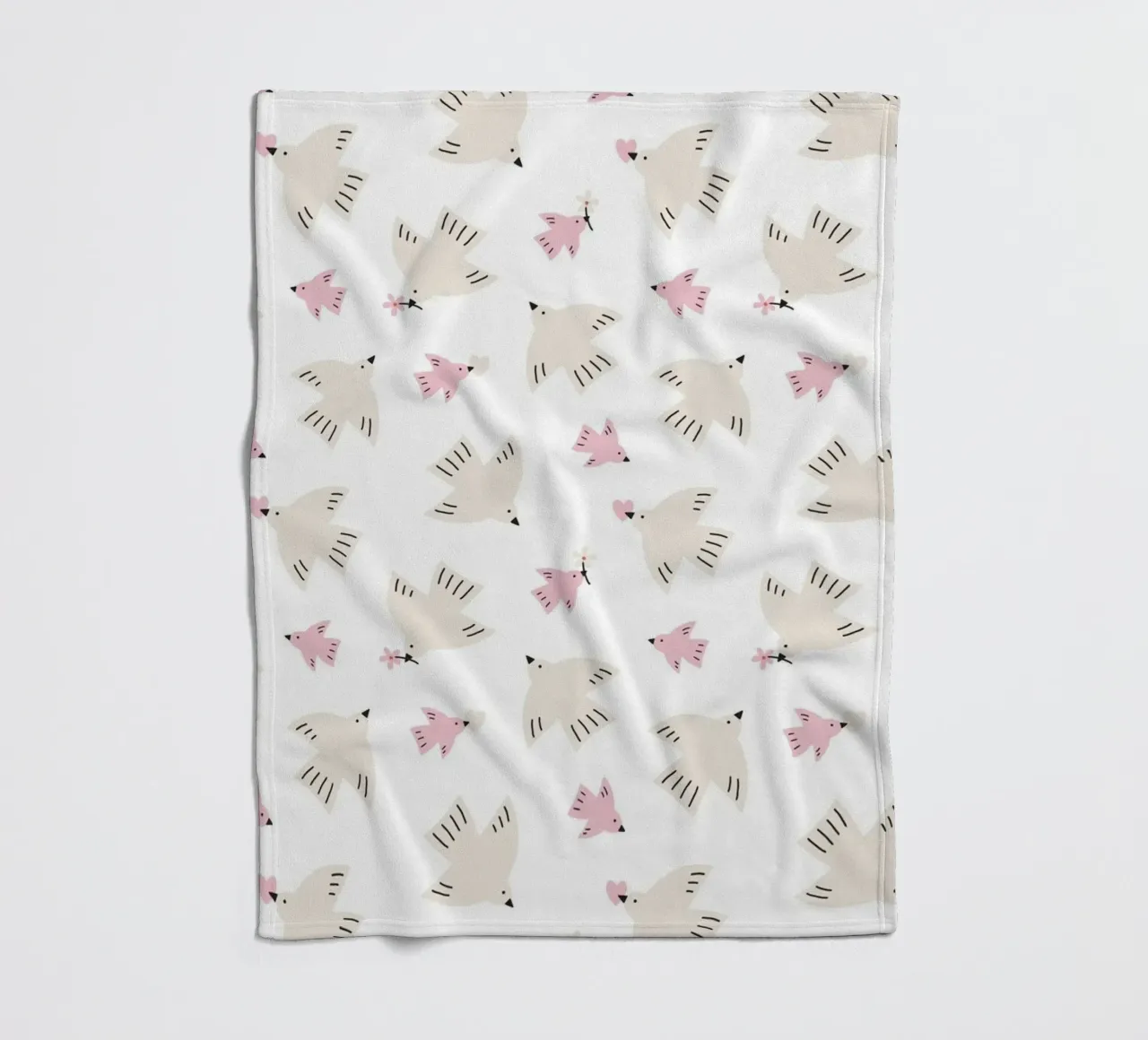 Pattern Love No 19 coperta in pile da treechild