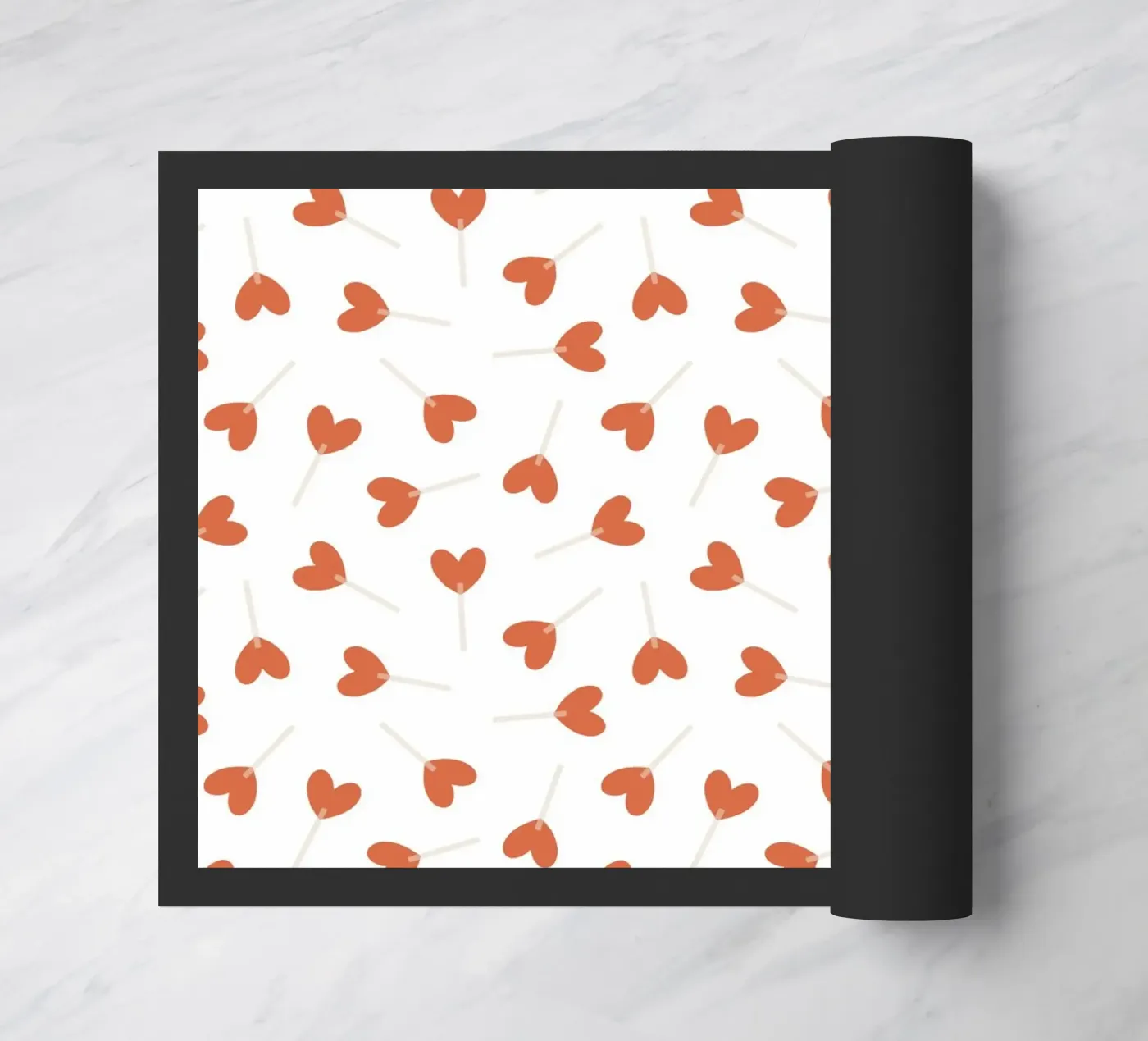 Pattern Love No 21 deurmat van treechild