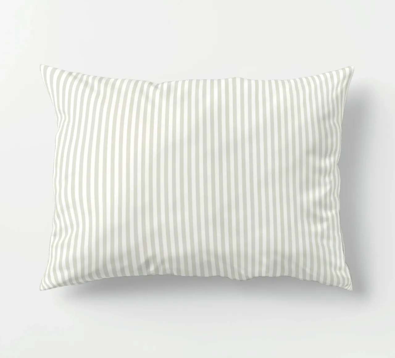 Vertical Light Green Stripes cuscino da apoloprints