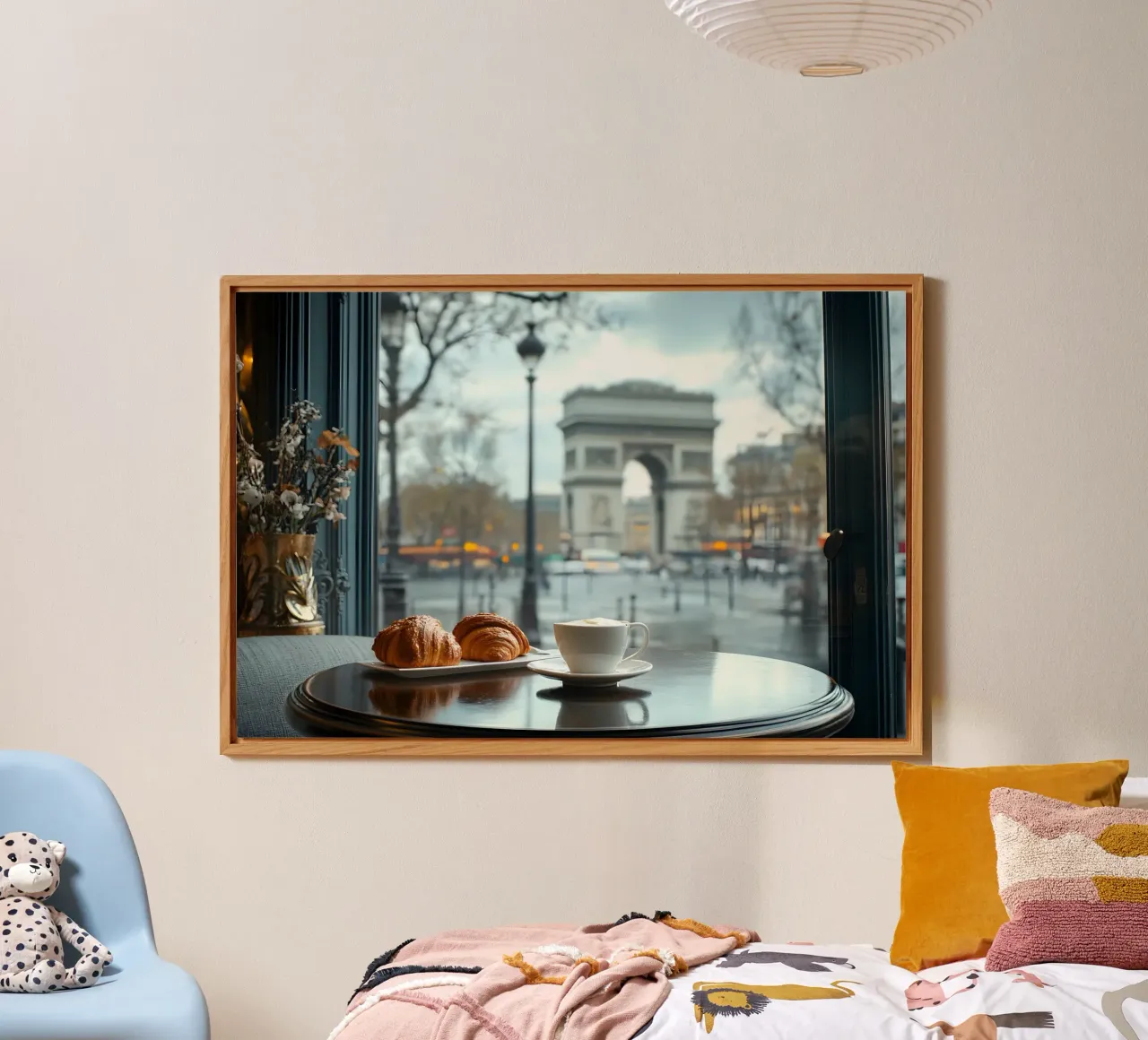 Colazione a Parigi alluminio dibond da M-Ulrich-Digital Art