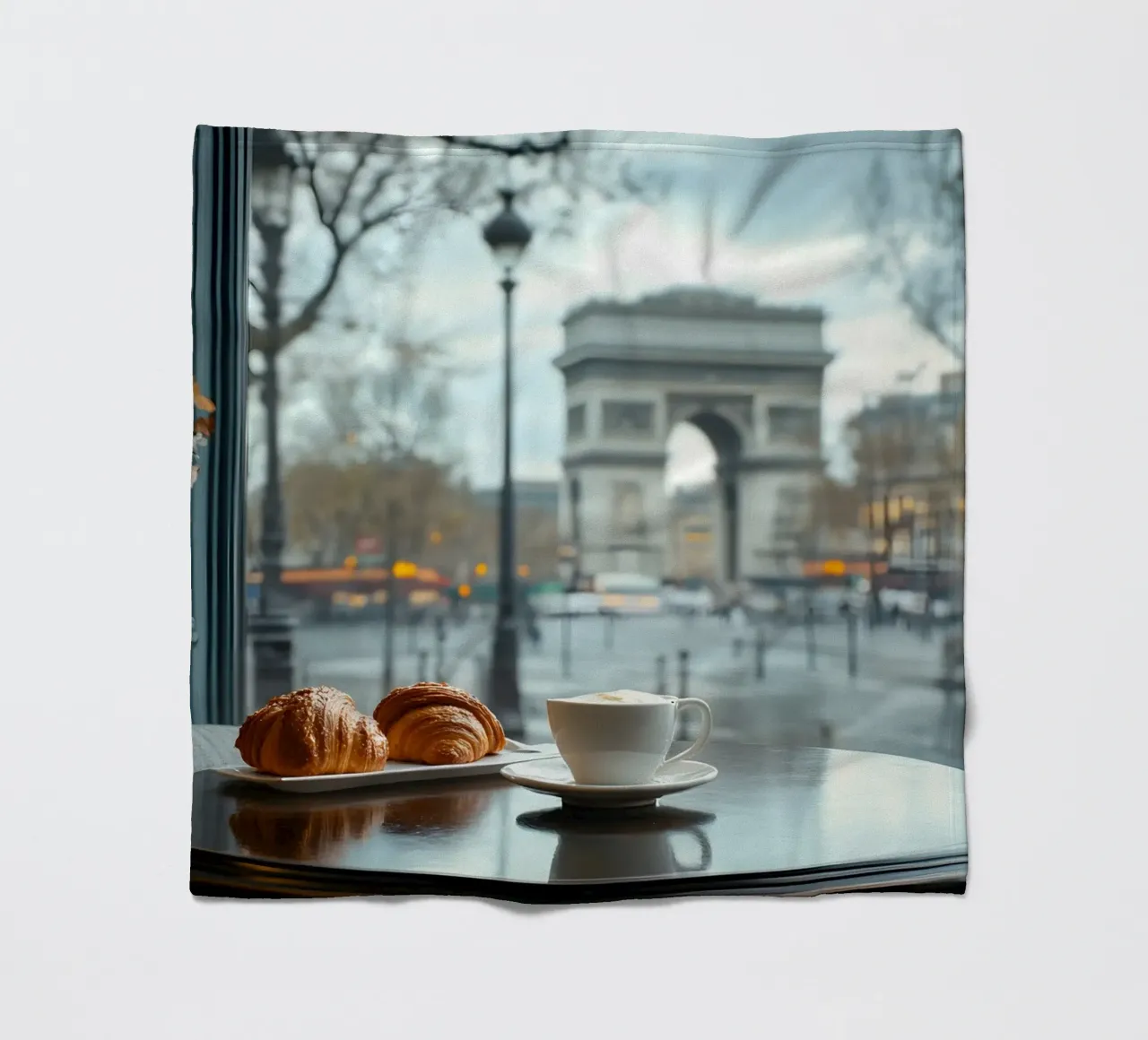 Colazione a Parigi coperta in pile da M-Ulrich-Digital Art