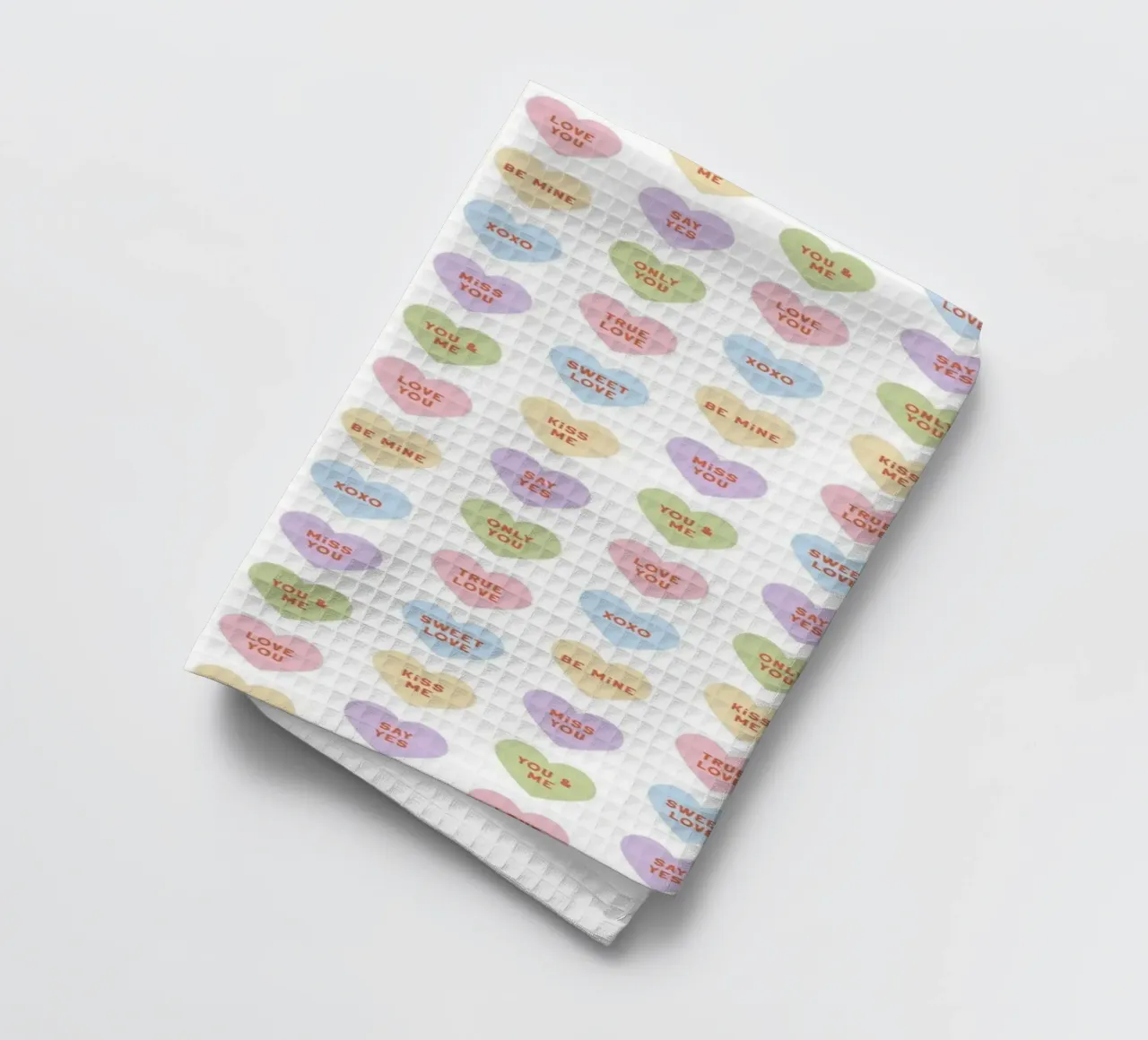 Pattern Love No 23 canovaccio da cucina da treechild