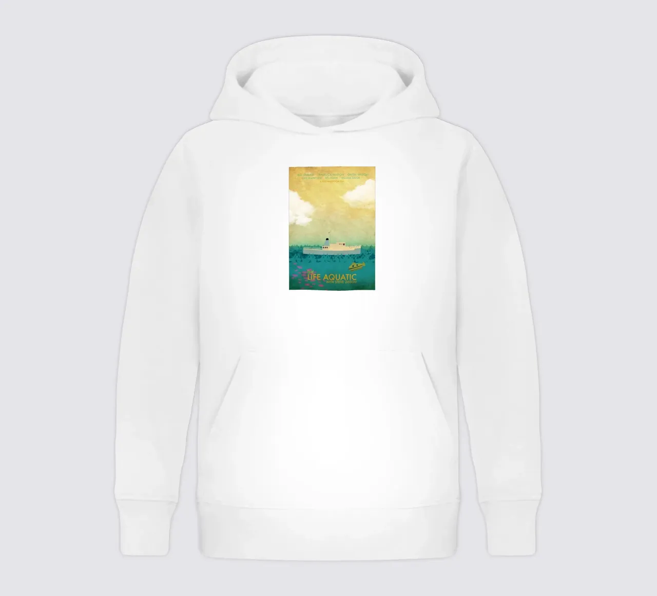 The Life Aquatic kids hoodie by Green