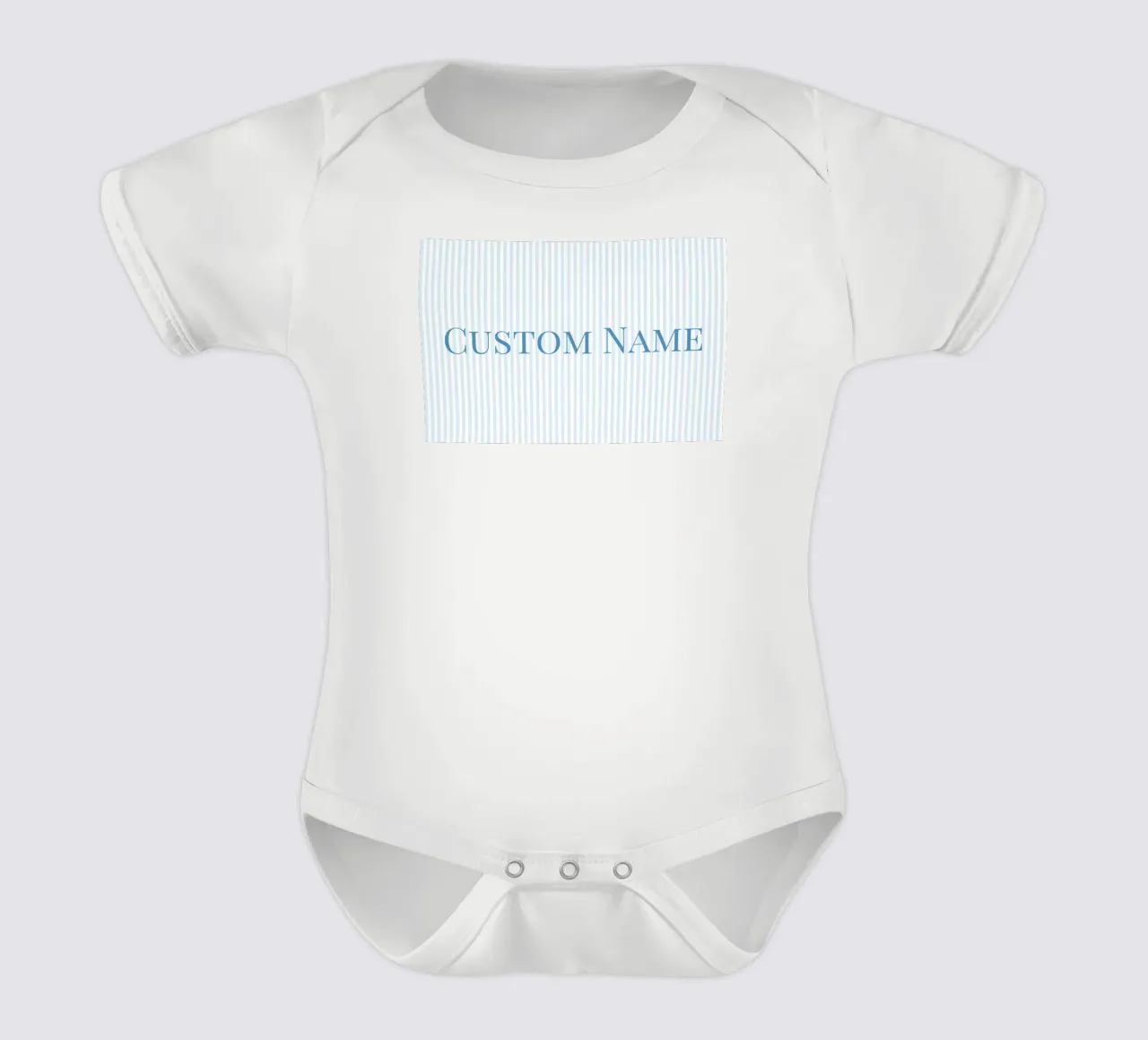Nursery Custom Name body neonato maniche corte da apoloprints
