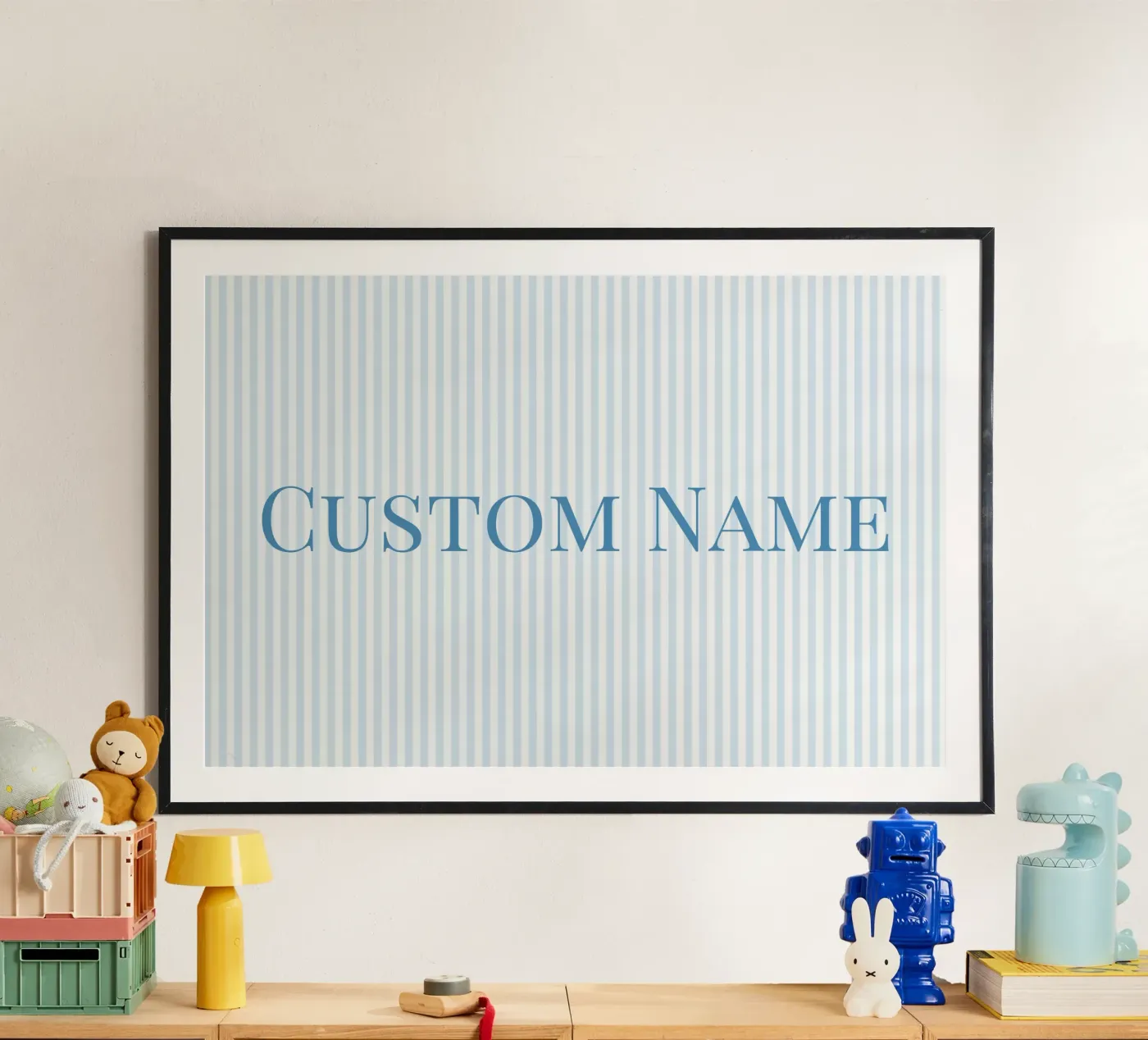 Nursery Custom Name poster da Apolo Prints