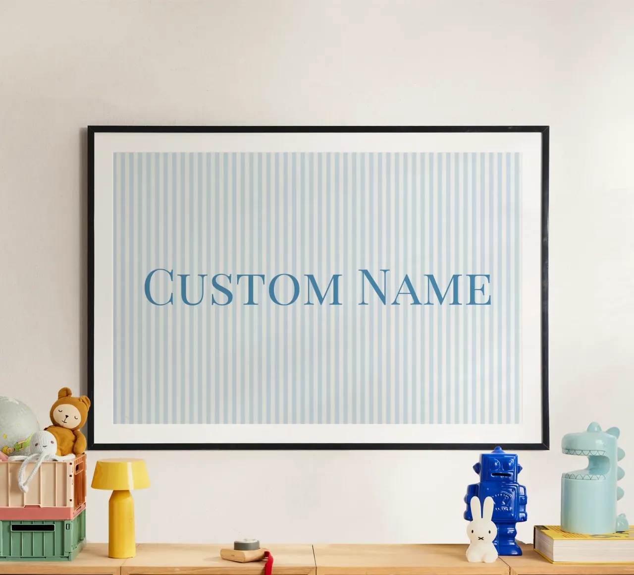 Nursery Custom Name carta hahnemühle da apoloprints