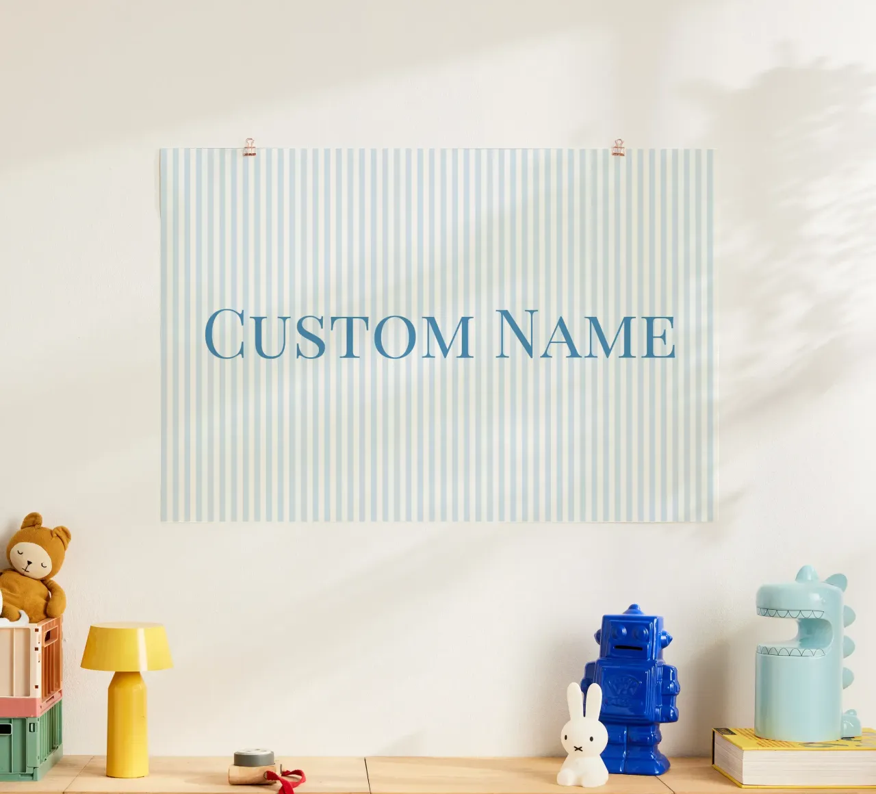 Nursery Custom Name carta hahnemühle da apoloprints